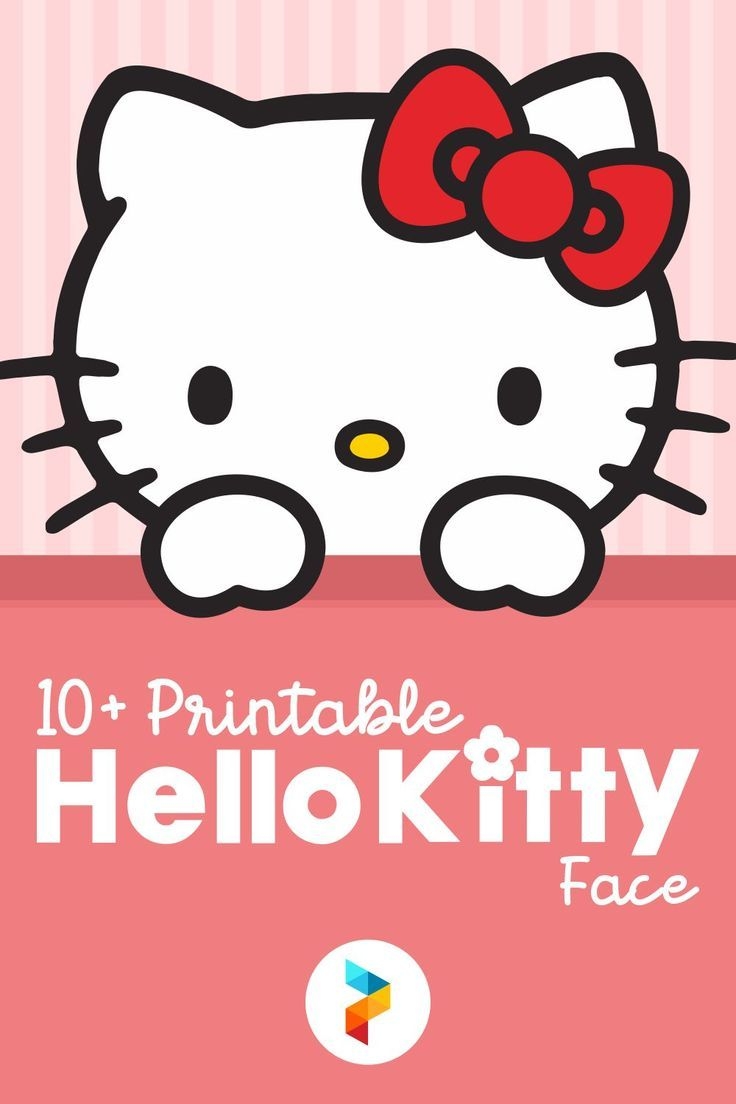 Printable Hello Kitty Face