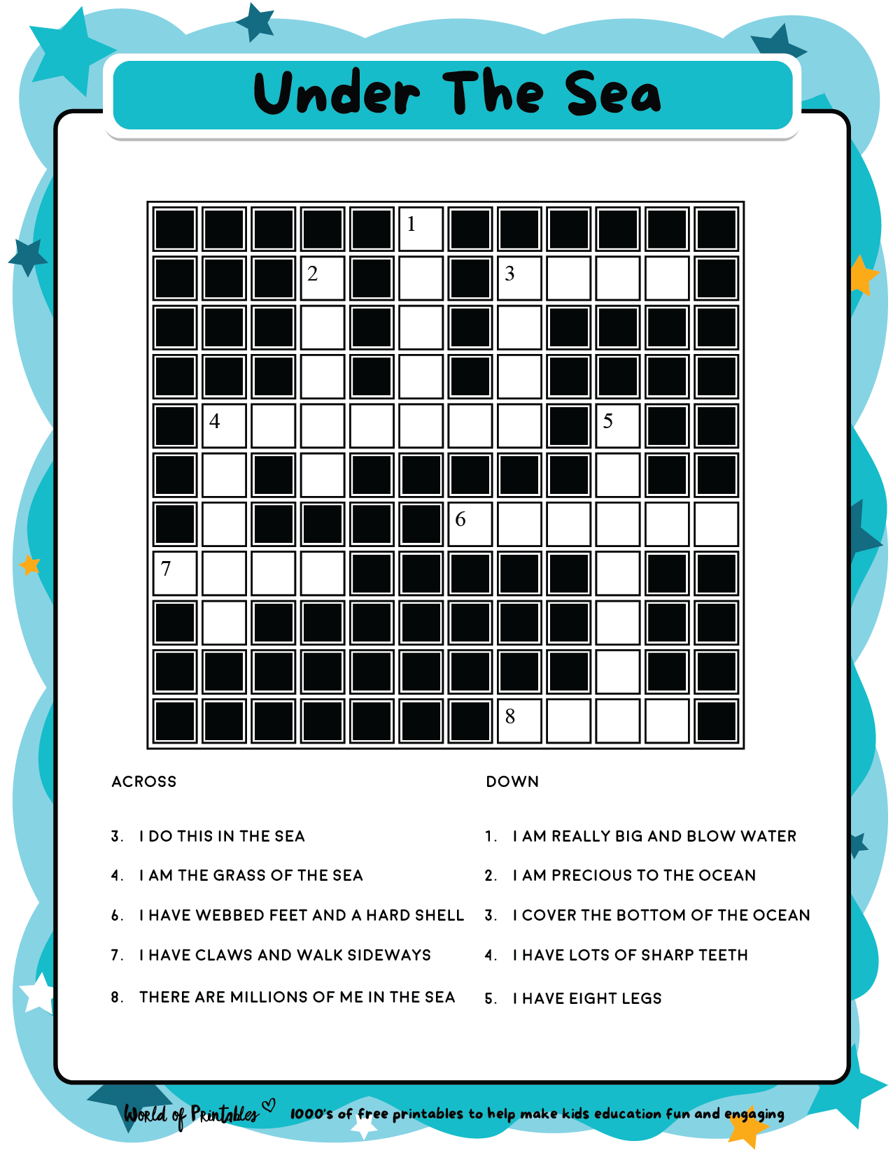 Crossword Puzzles Free Printable Online