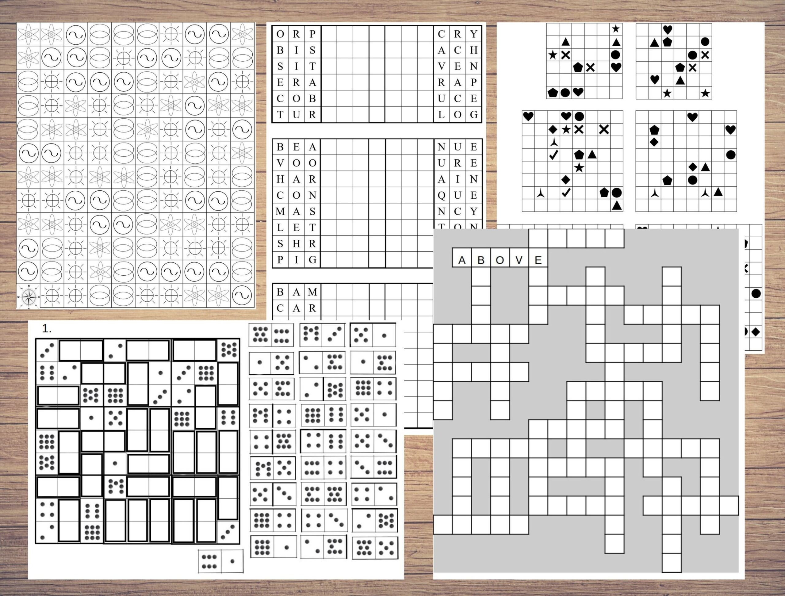 Printable Mind Puzzles For Adults