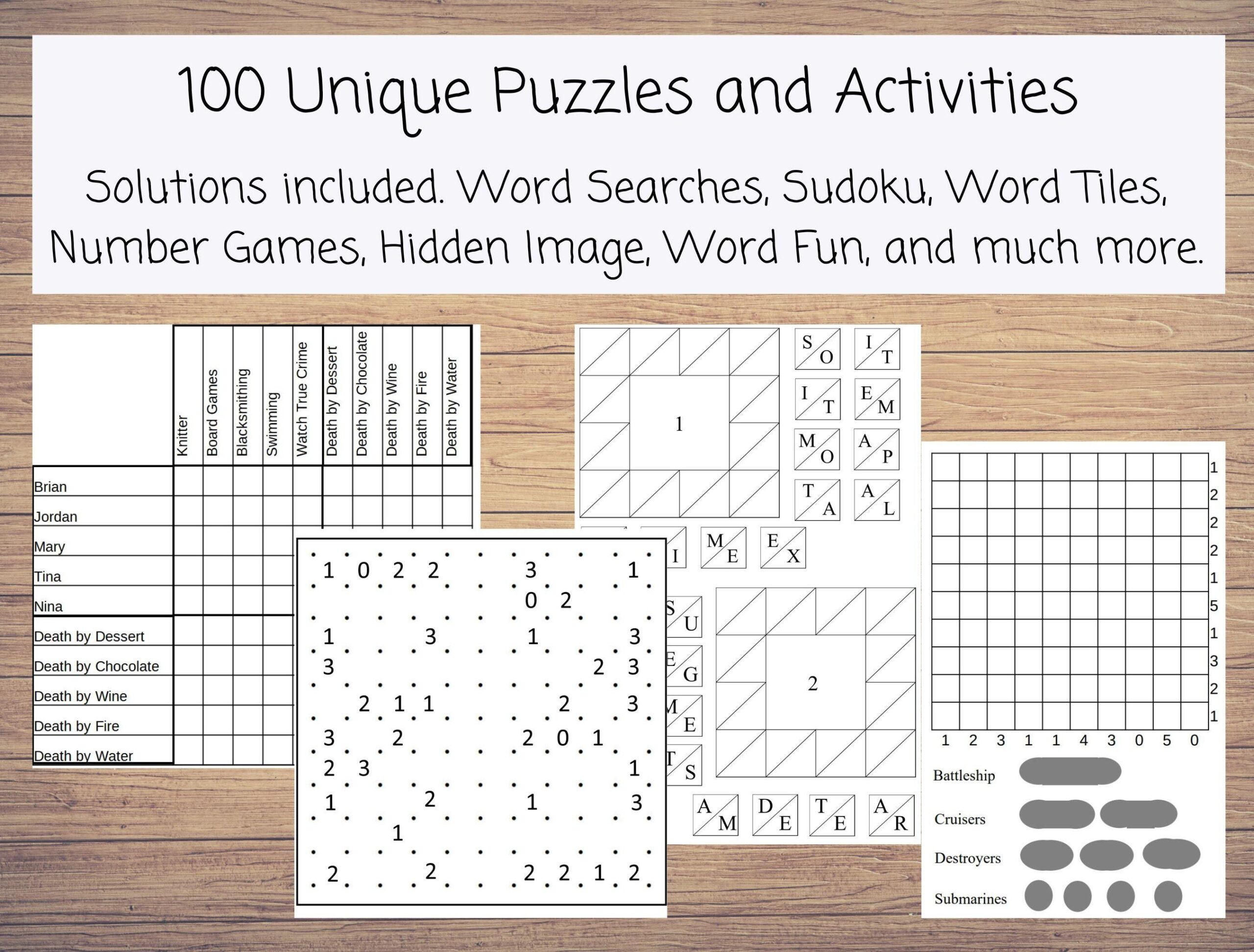 Printable Mind Puzzles