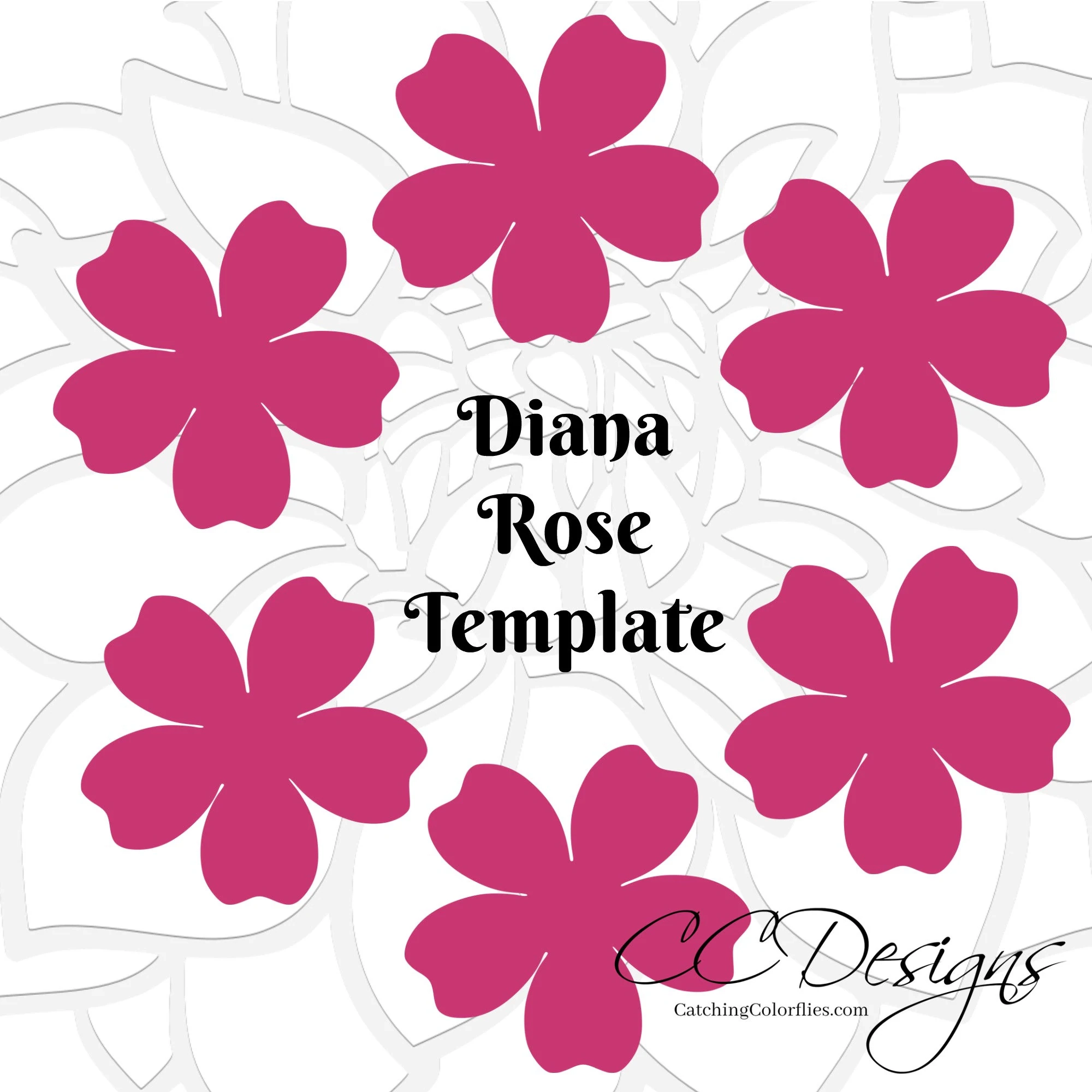 Rose Template Printable