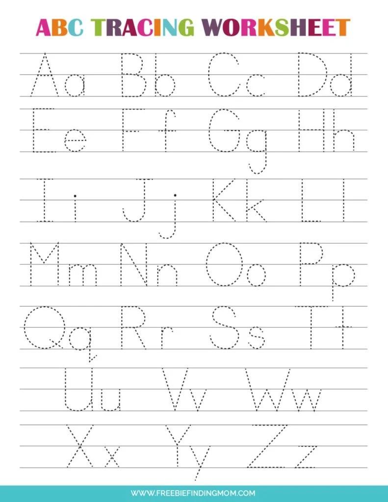 Free Printable Preschool Alphabet Worksheets