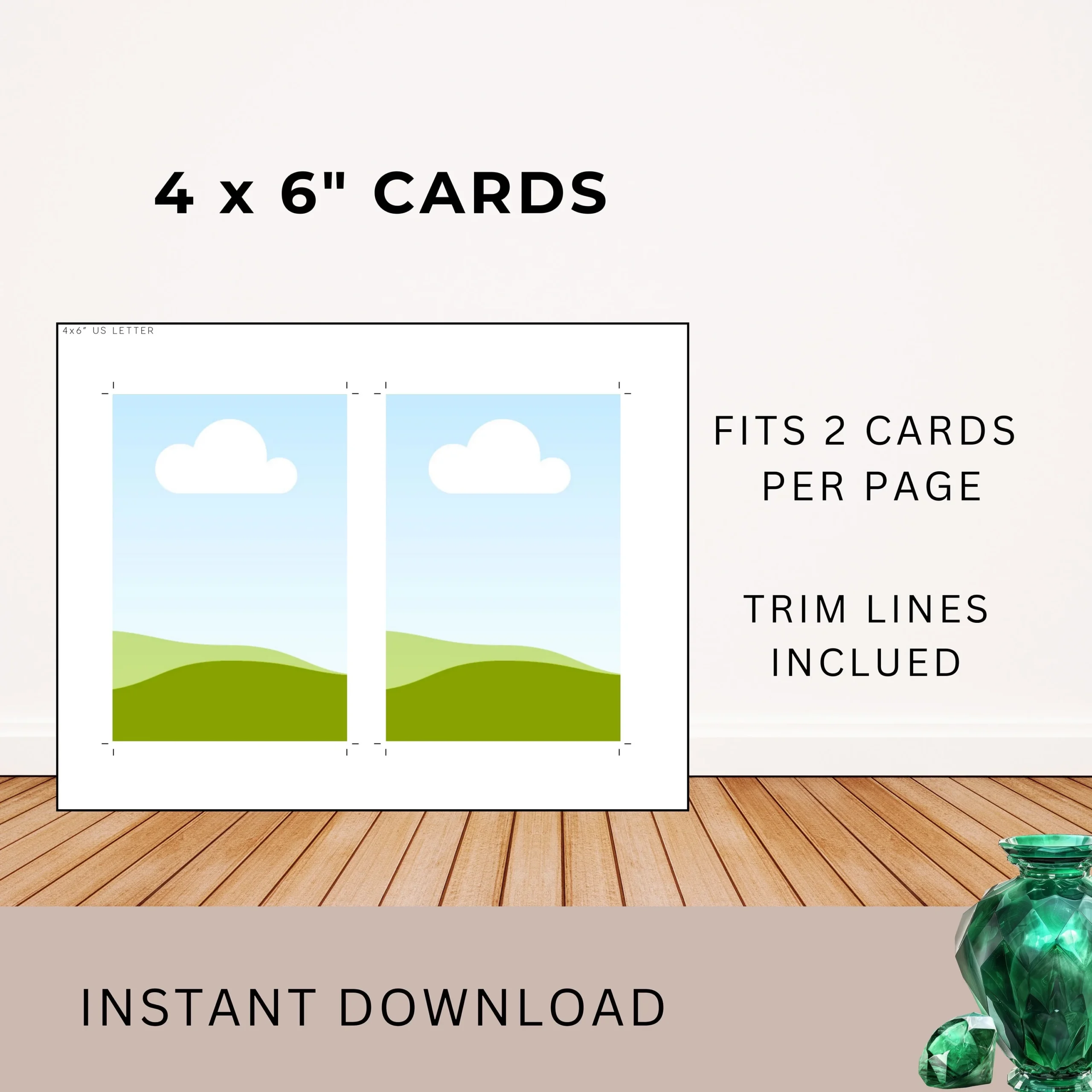 Printable 4x6 Template