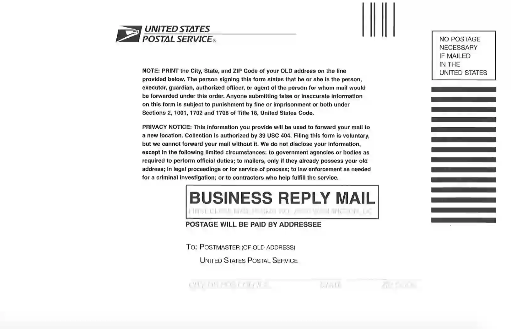 Ps Form 3575 Printable Usps