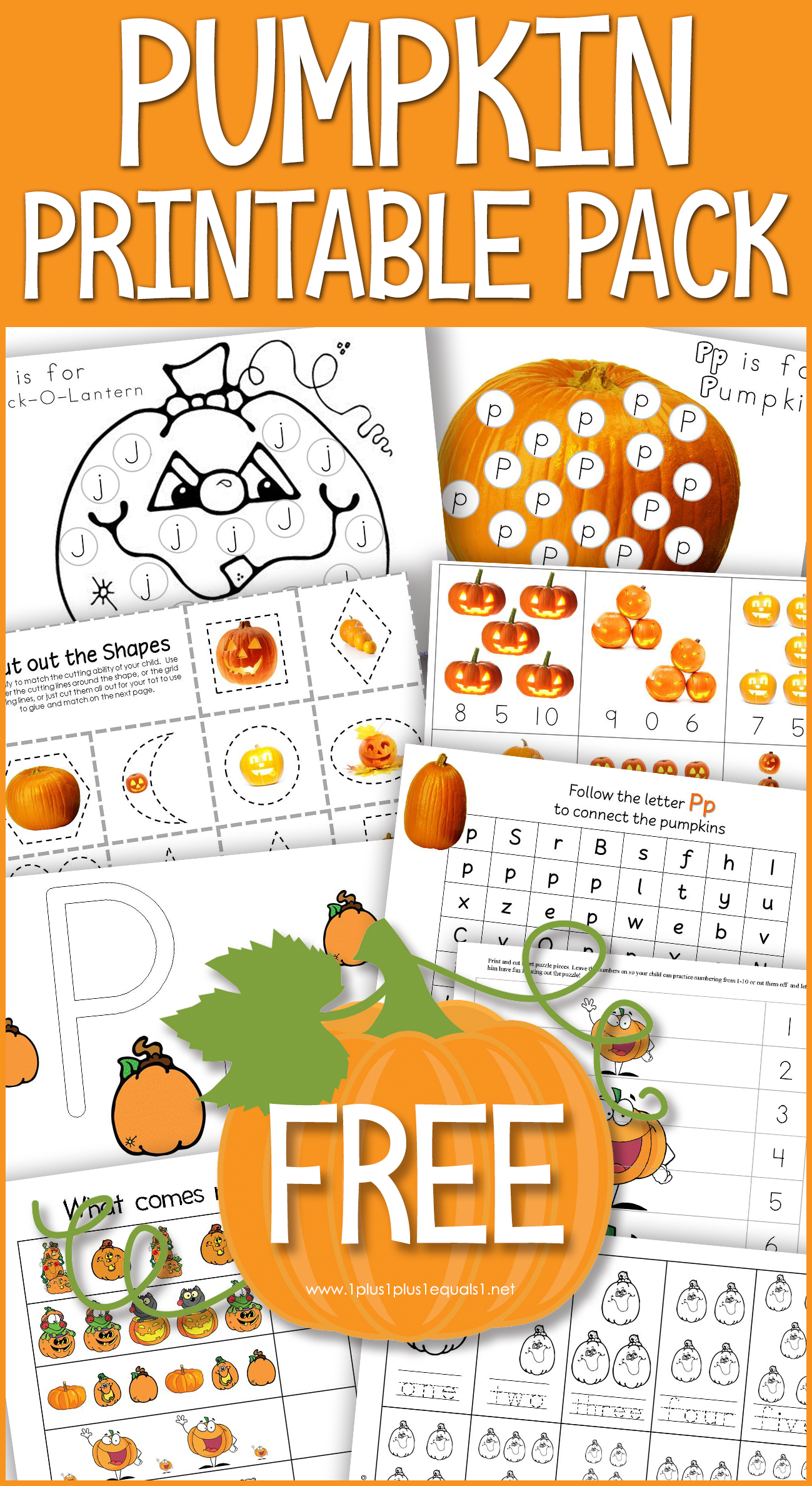 Pumpkin Printables Part 2 1 1 1 1