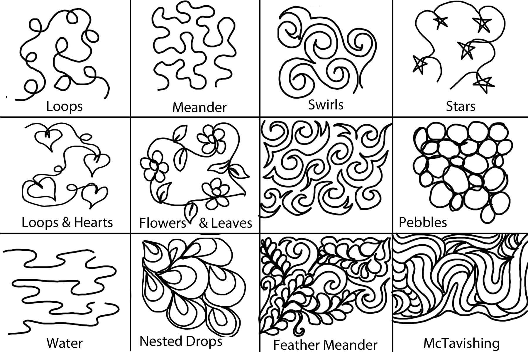 Printable Quilt Templates