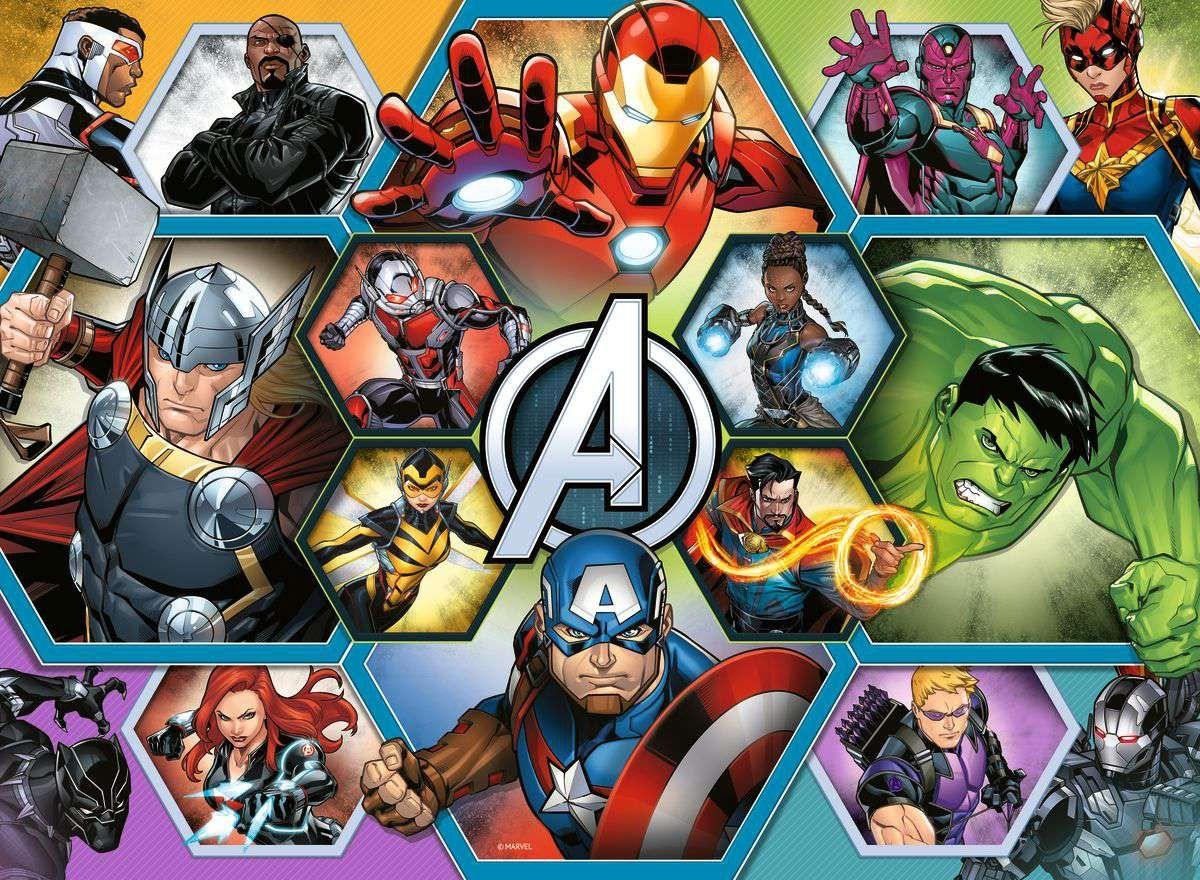 Marvel Superheroes Animated Printable Puzzles