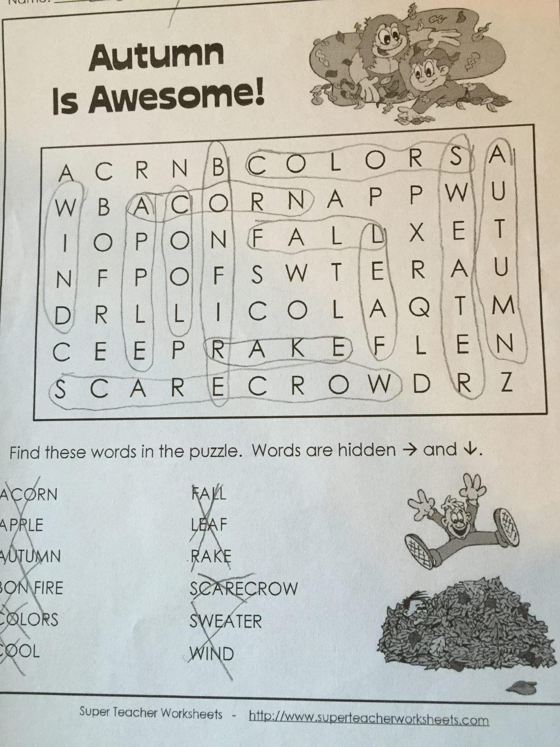 Super Teachers Free Printable Worksheets