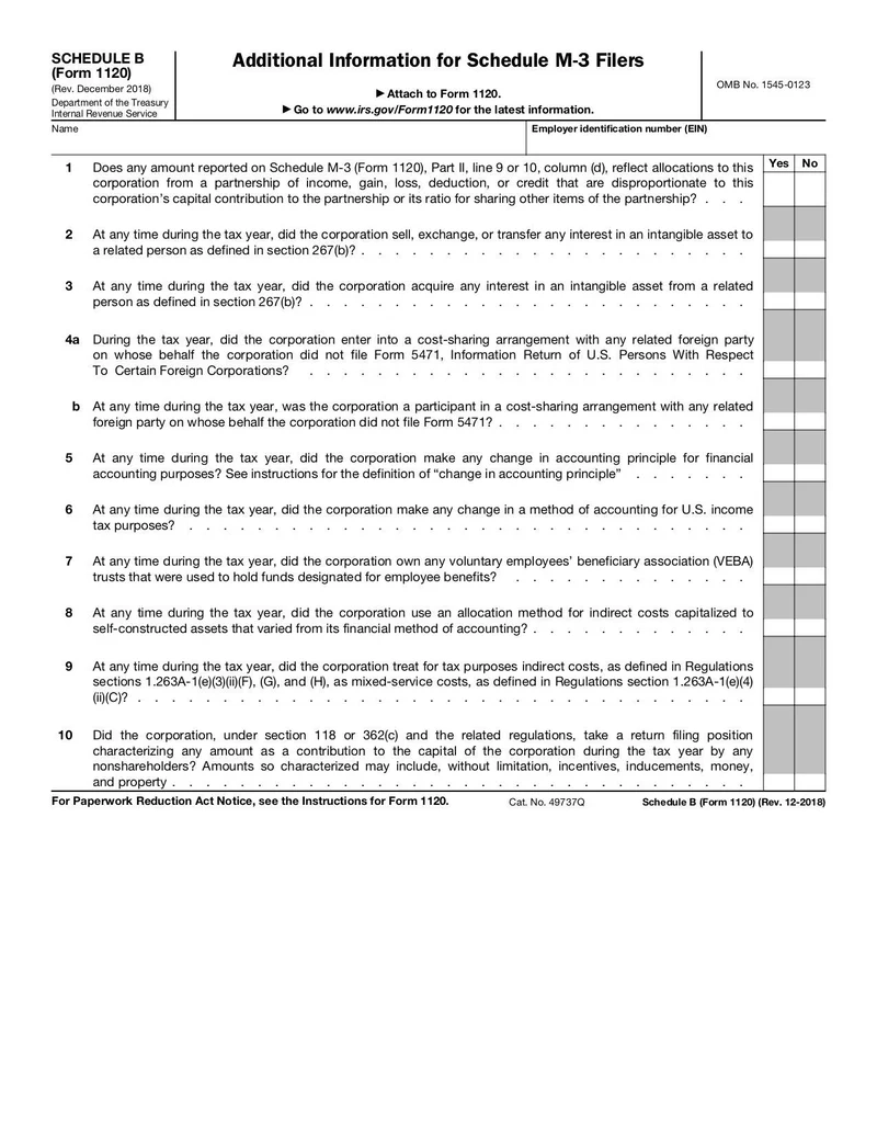 Irs Form 1120 H 2023 Printable