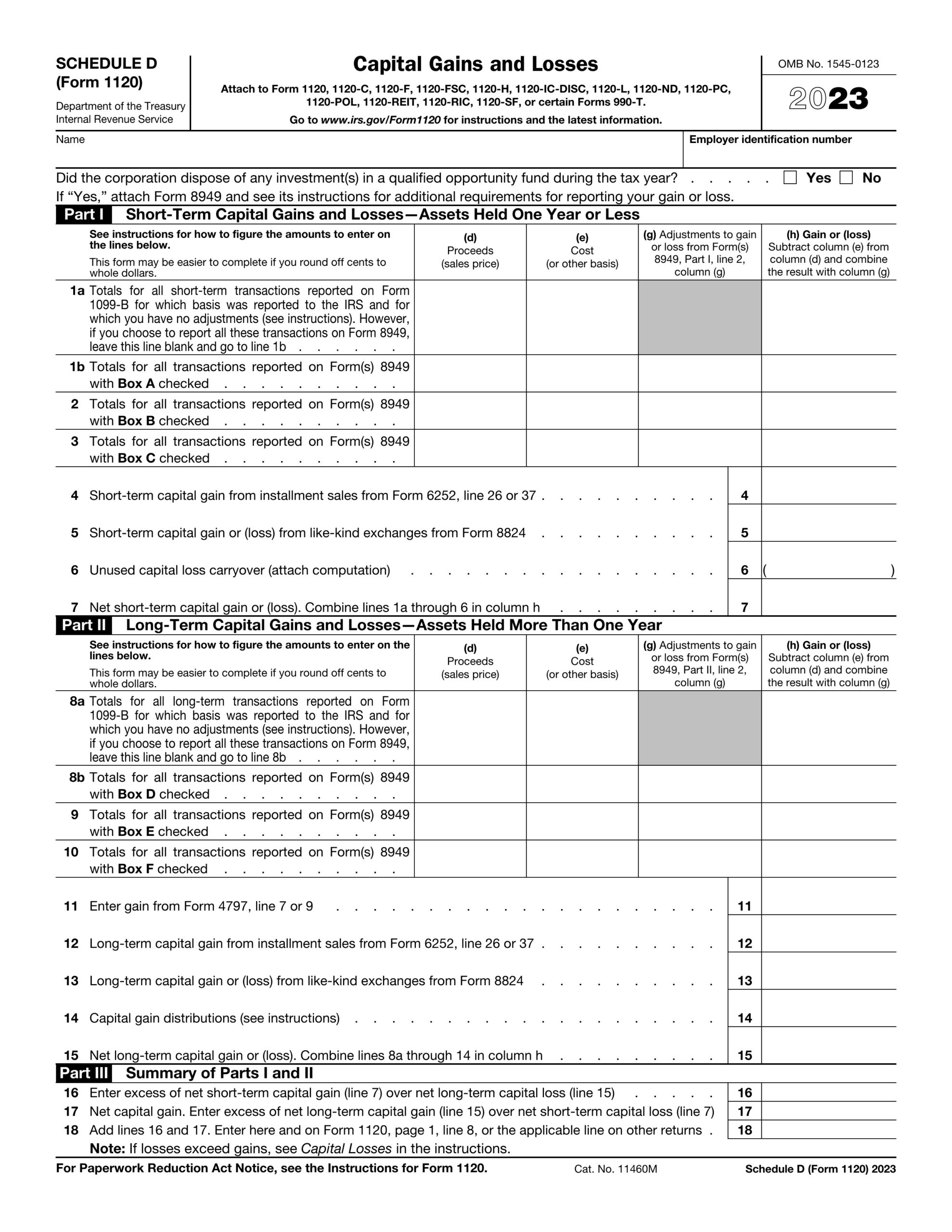 Irs Form 1120-H 2024