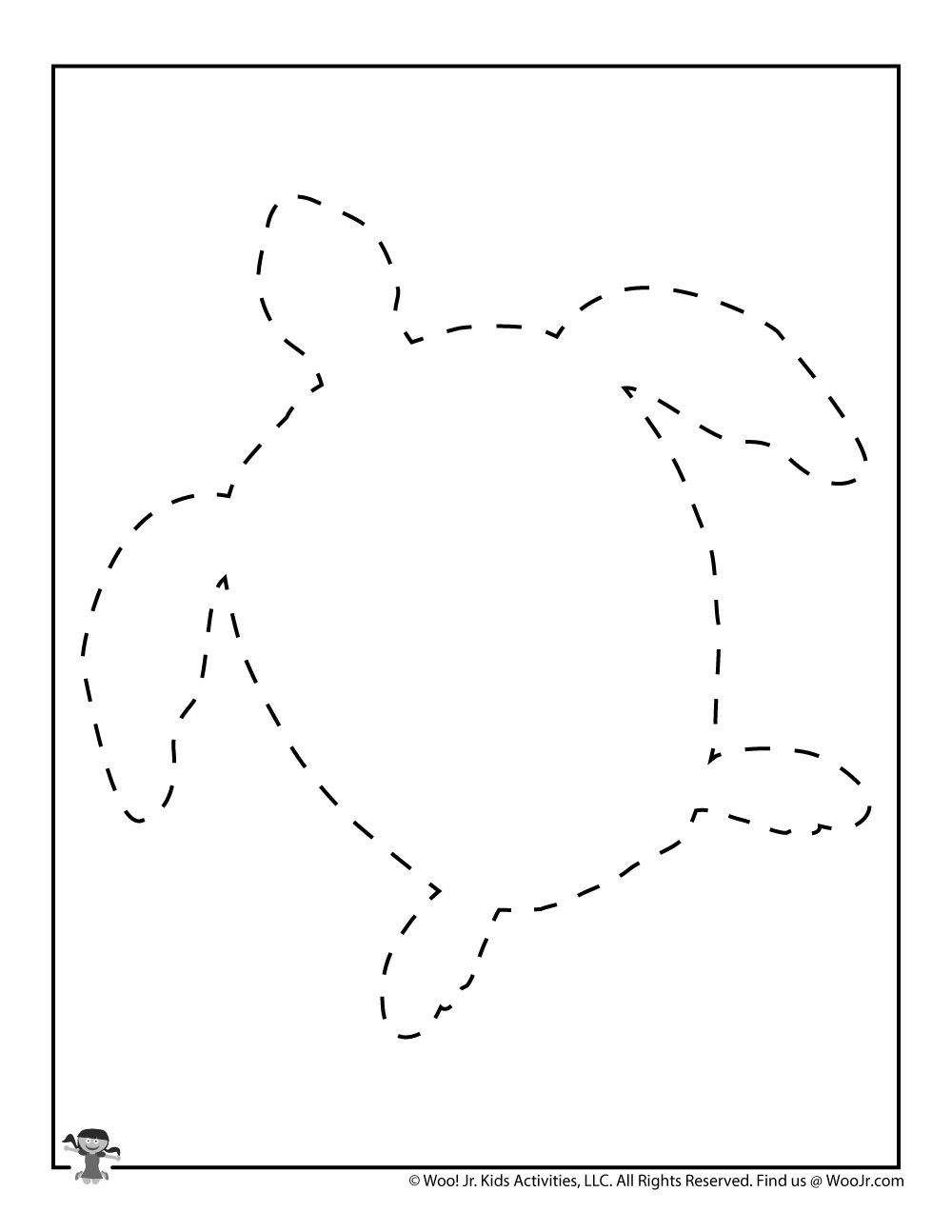 Sea Turtle Template Printable