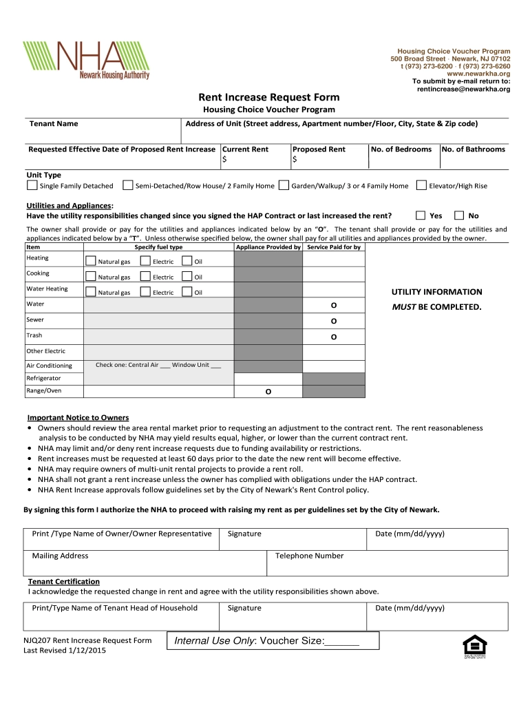 Section 8 Housing Application Printable Form