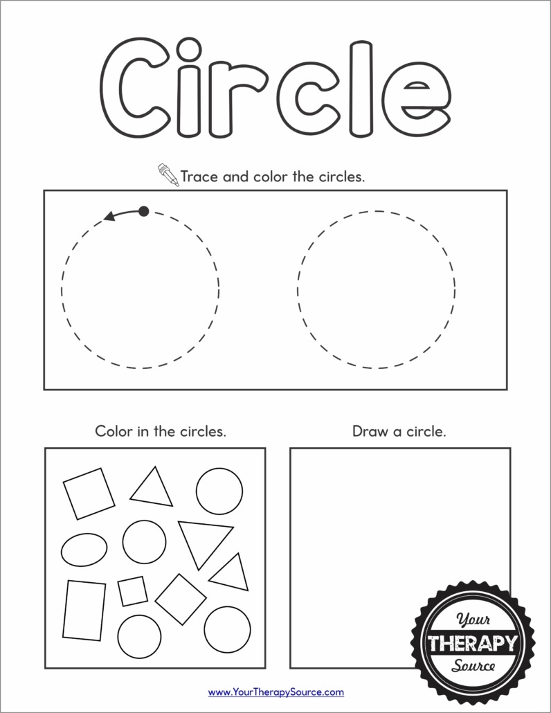 Learning Shapes Worksheets Free Printable