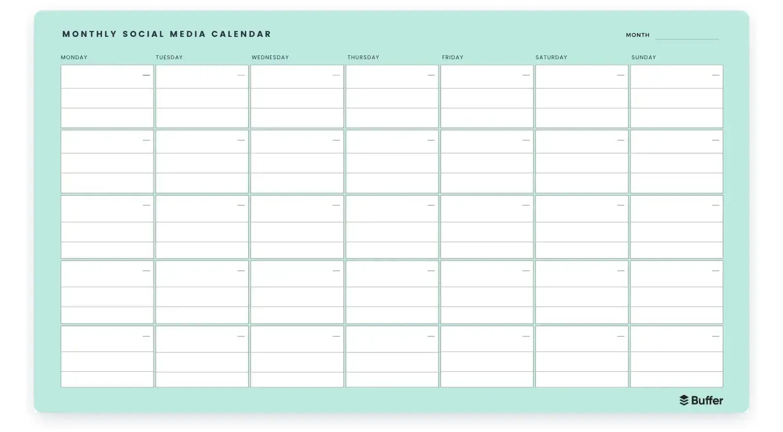 Social Media Calendar Template The 10 Best For Marketers Free 
