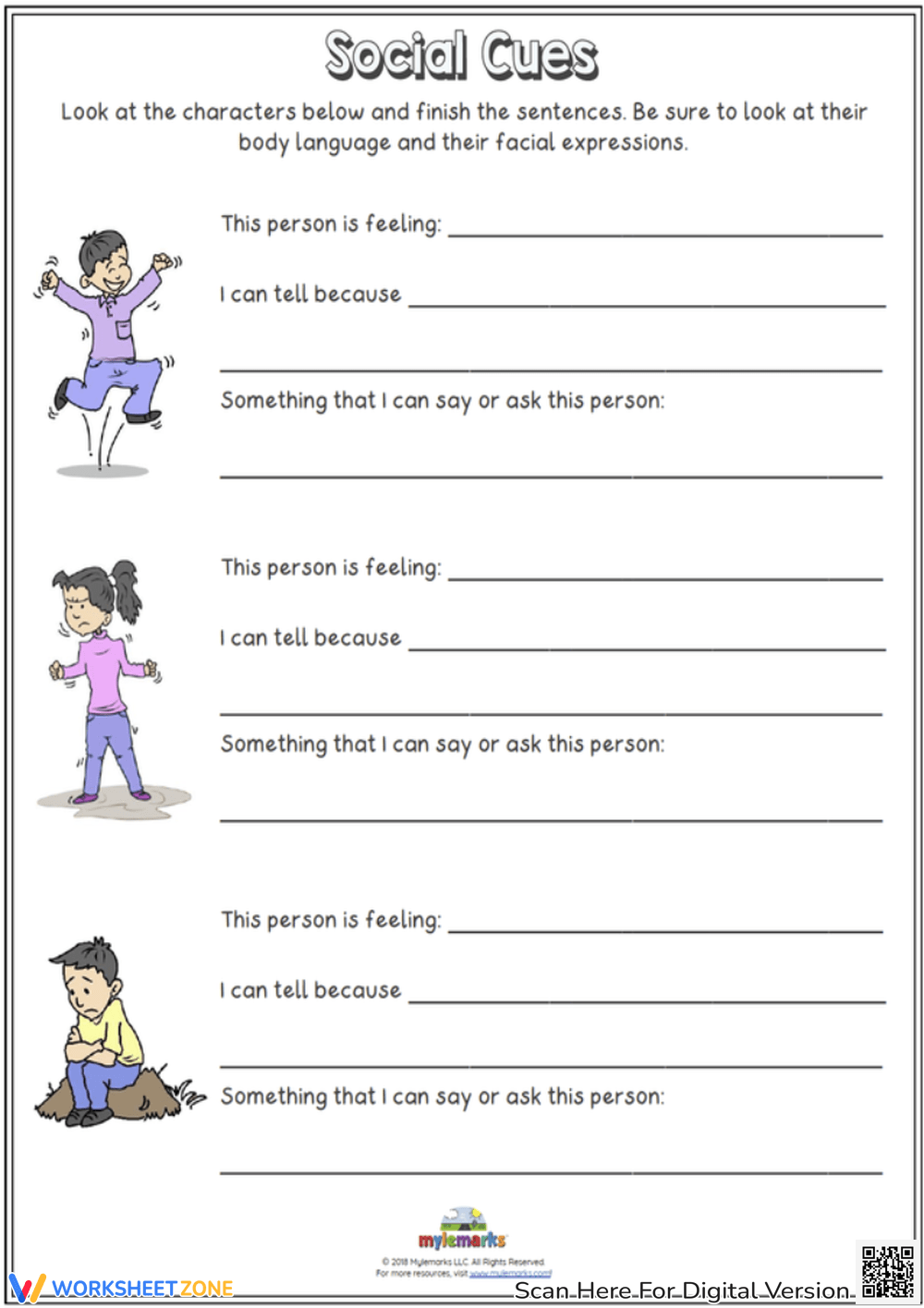Free Printable Autism Worksheets
