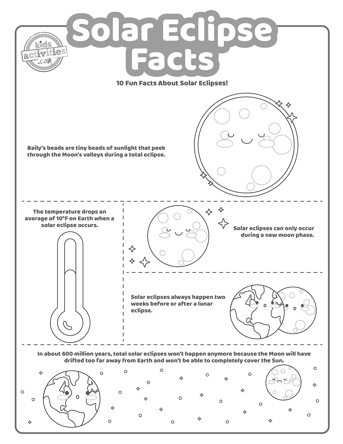 Solar Eclipse Facts Printables Tips To Watch The Next Solar 