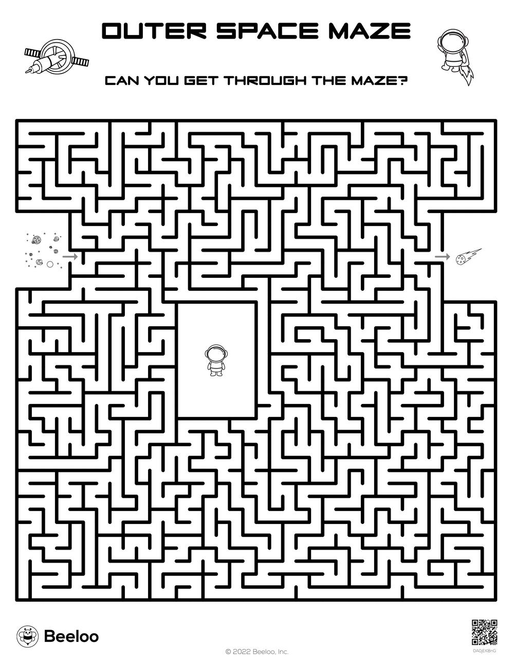 Printable Maze Puzzles For Kids