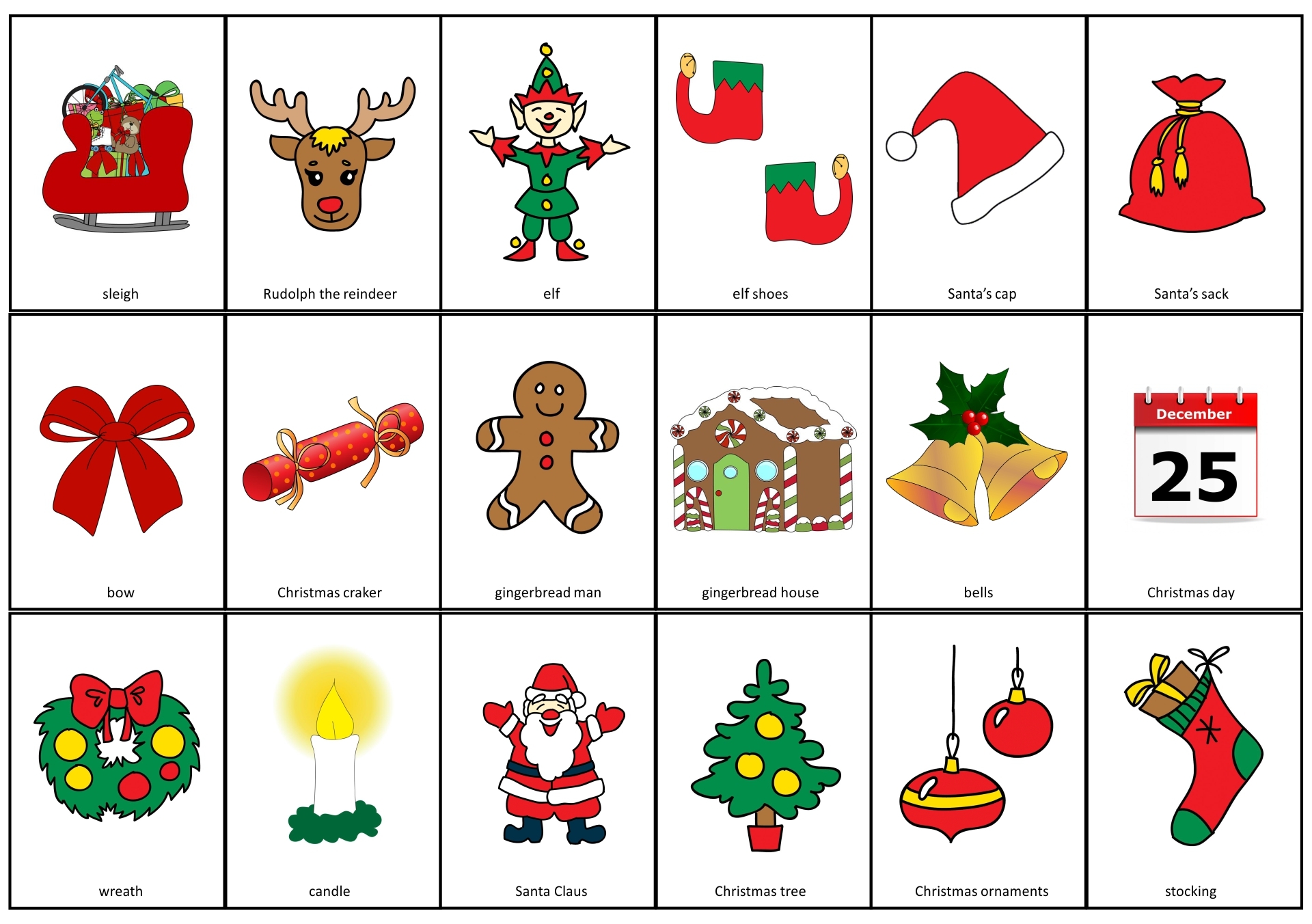 Free Printable Spanish Christmas Worksheets