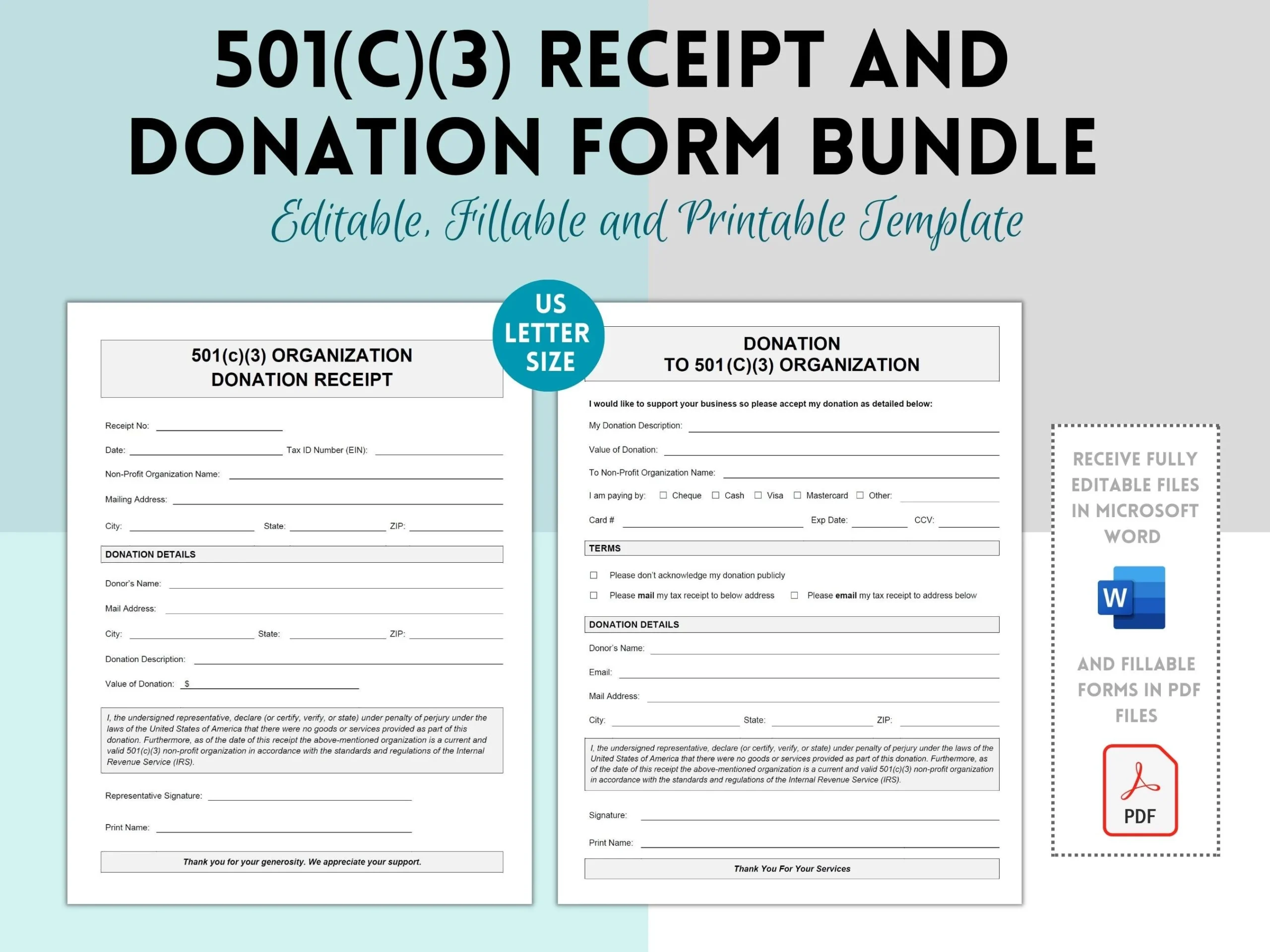 Spende An 501 c 3 Organisation 501 c 3 Donation Template 