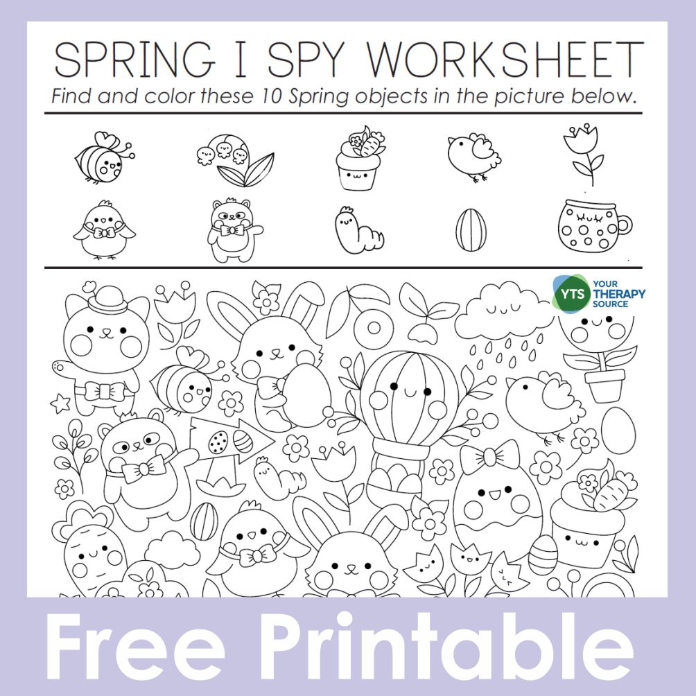 Printable Spring Worksheets