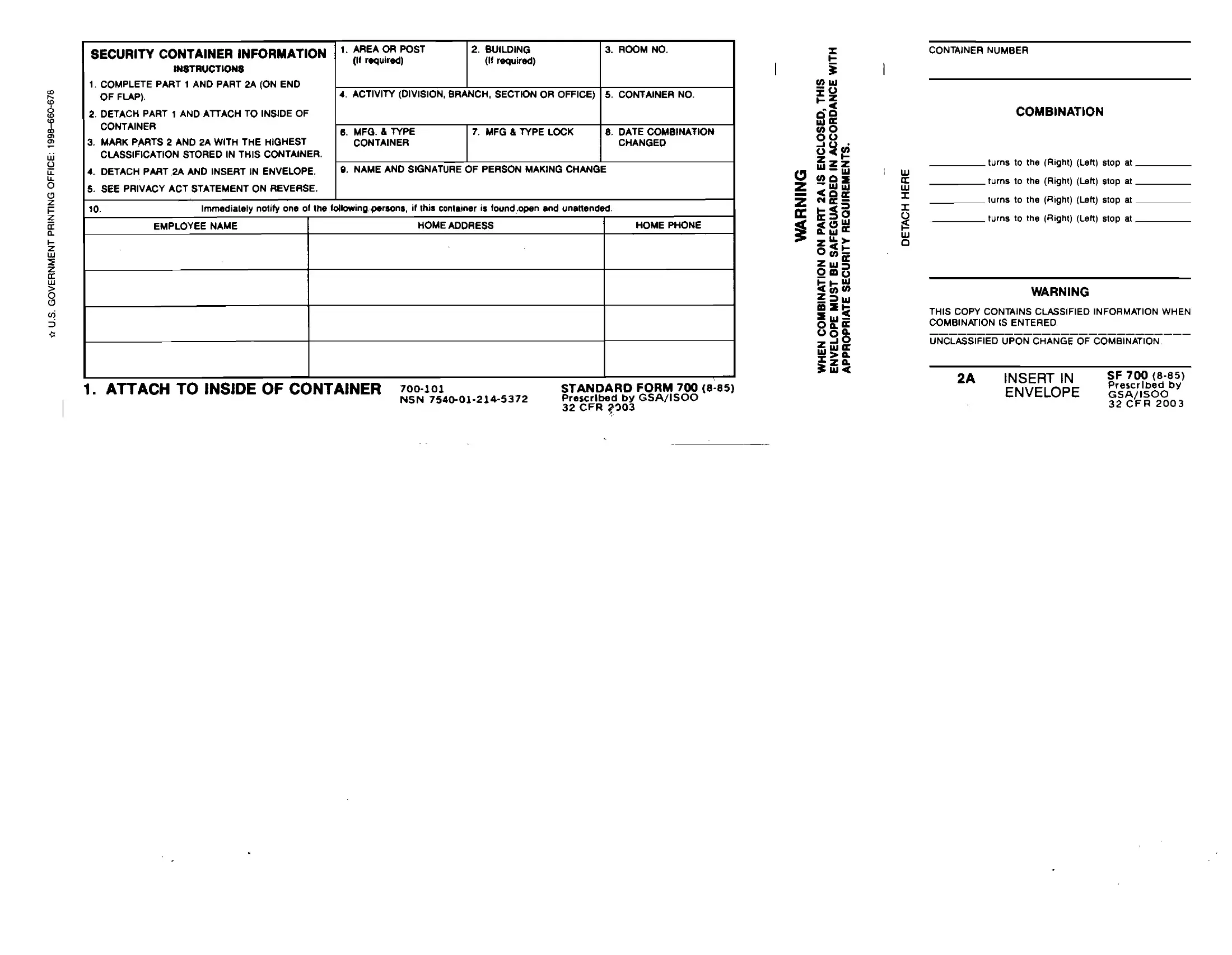 Printable Form Mv-700