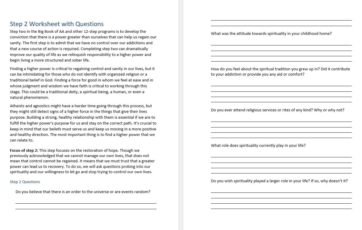 Step 2 Worksheet With Questions Free PDF Download amp Print 12 