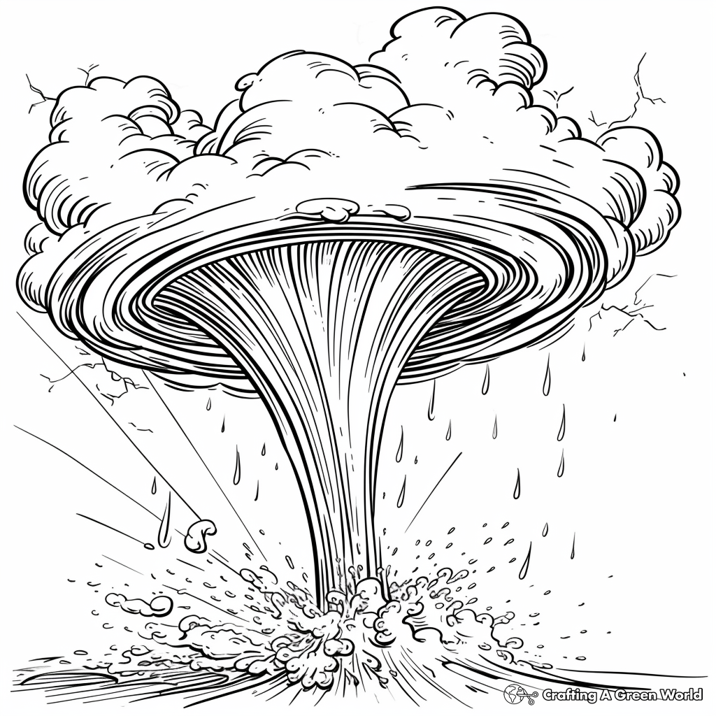Storm Coloring Pages Free amp Printable 