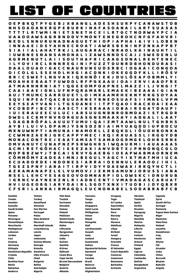 100 Hard Word Search Puzzles Printable Free