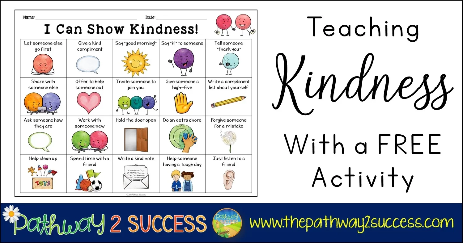 Kindness Activity For Kids Printable
