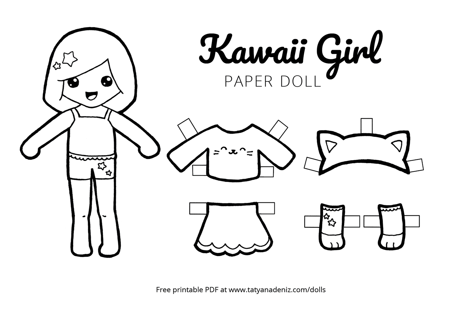 Free Printable Paper Doll Templates