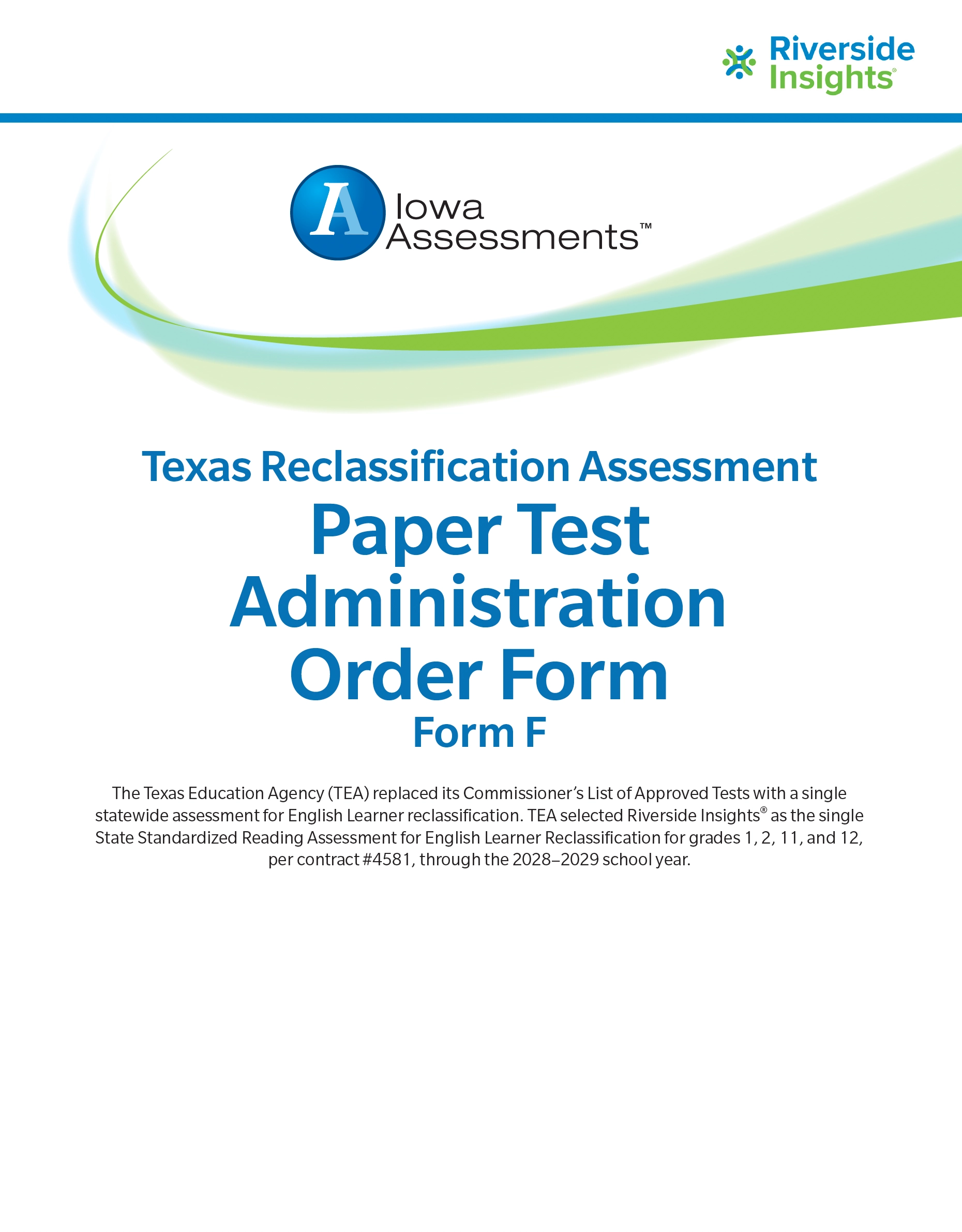 Texas Education Agency English Learner Reclassification