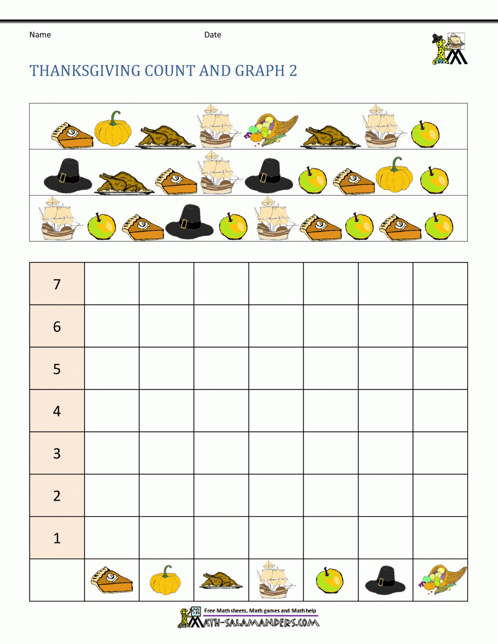 Thanksgiving Printable Worksheets