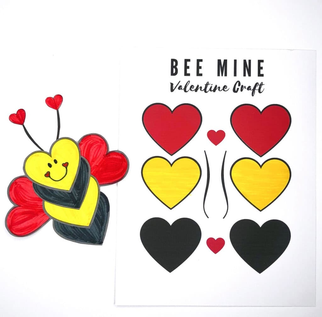 Cut Printable Valentine Craft Templates