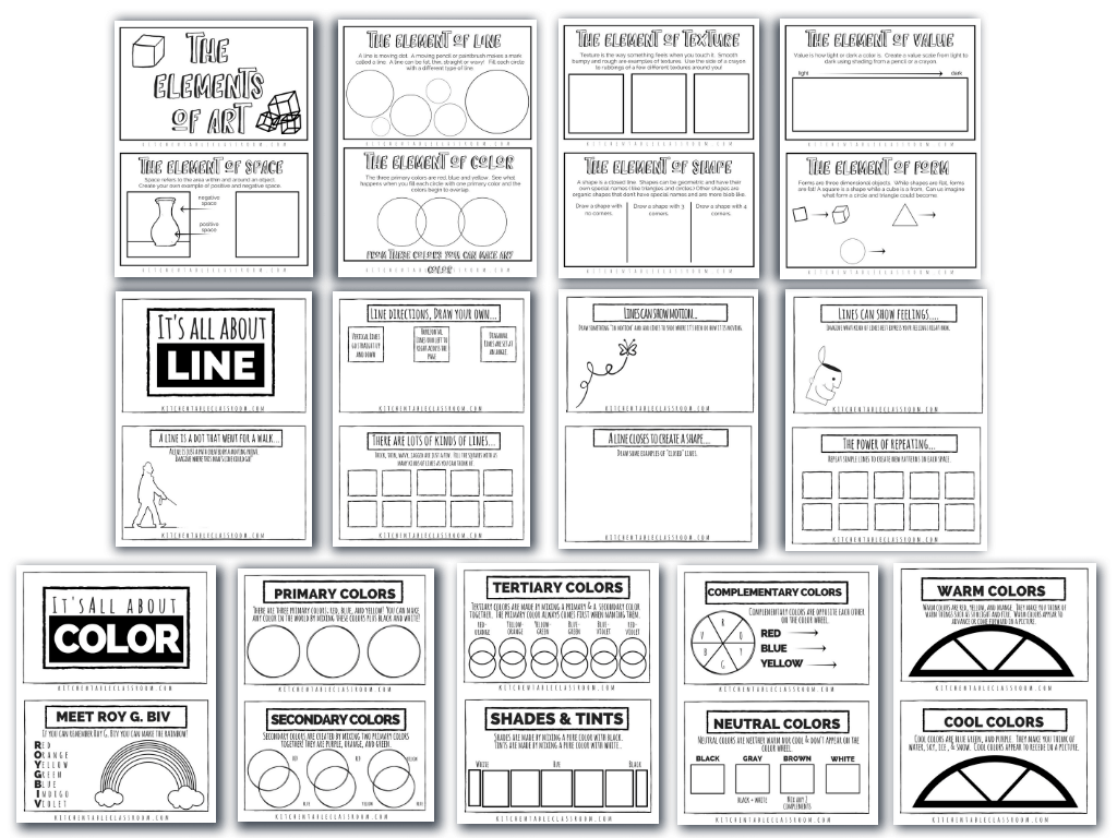 Elements Of Art Printable