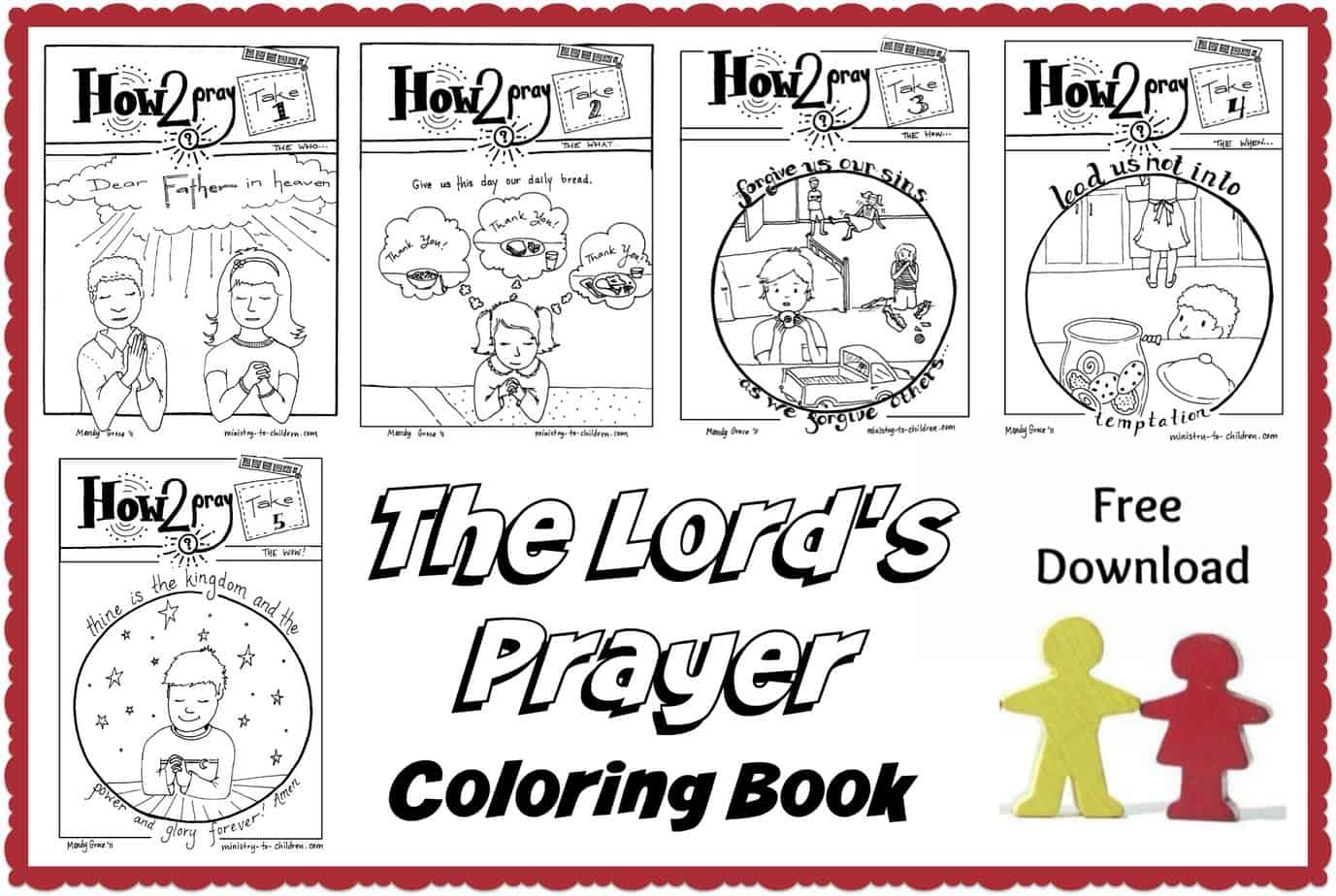 The Lord s Prayer For Kids Free Lessons Activities amp Coloring 