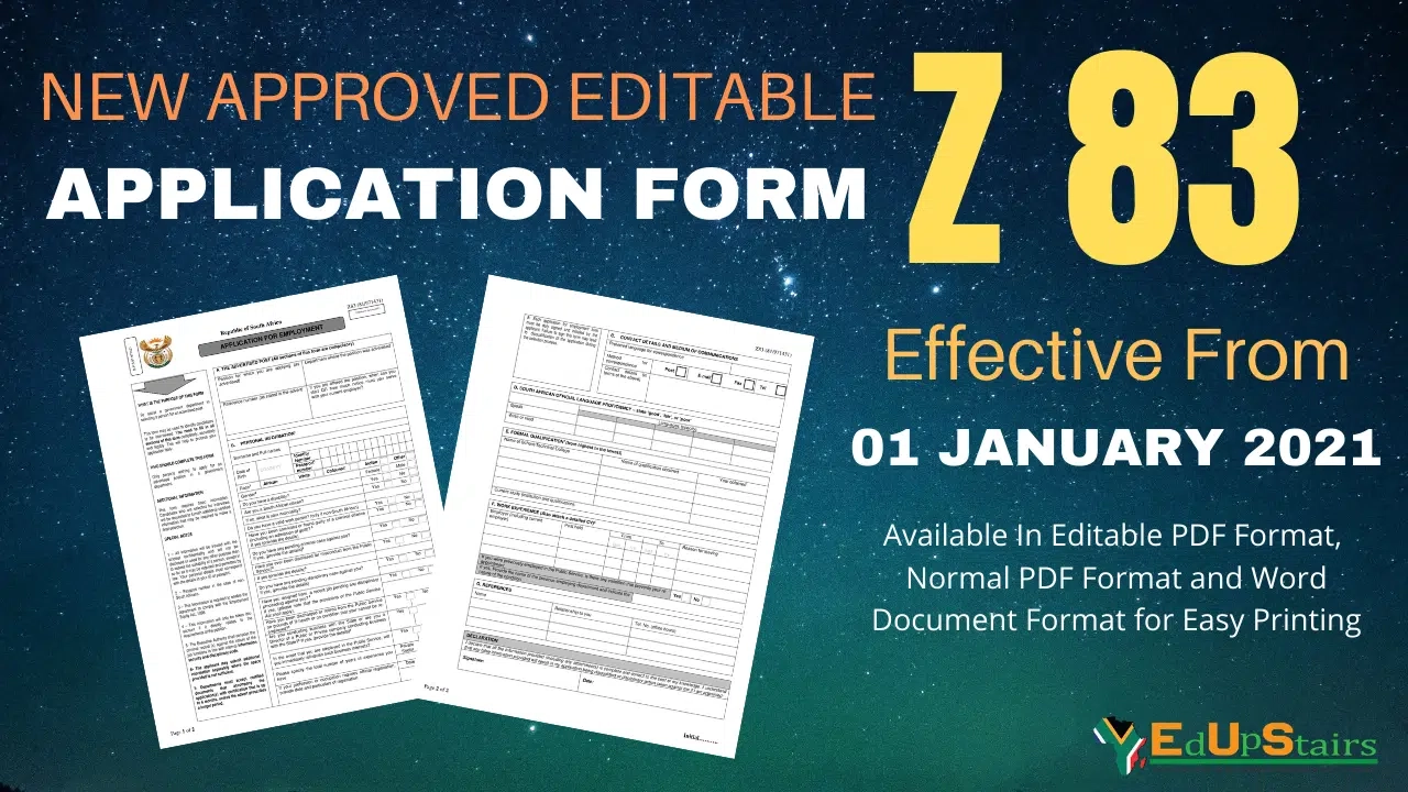 Z83 Form 2025 Download
