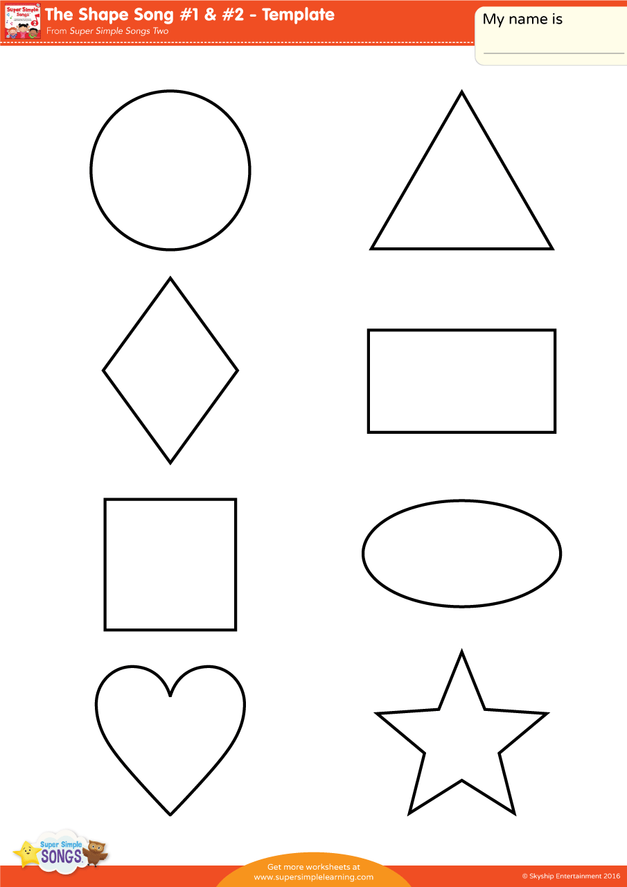 Free Printable Shape Worksheets