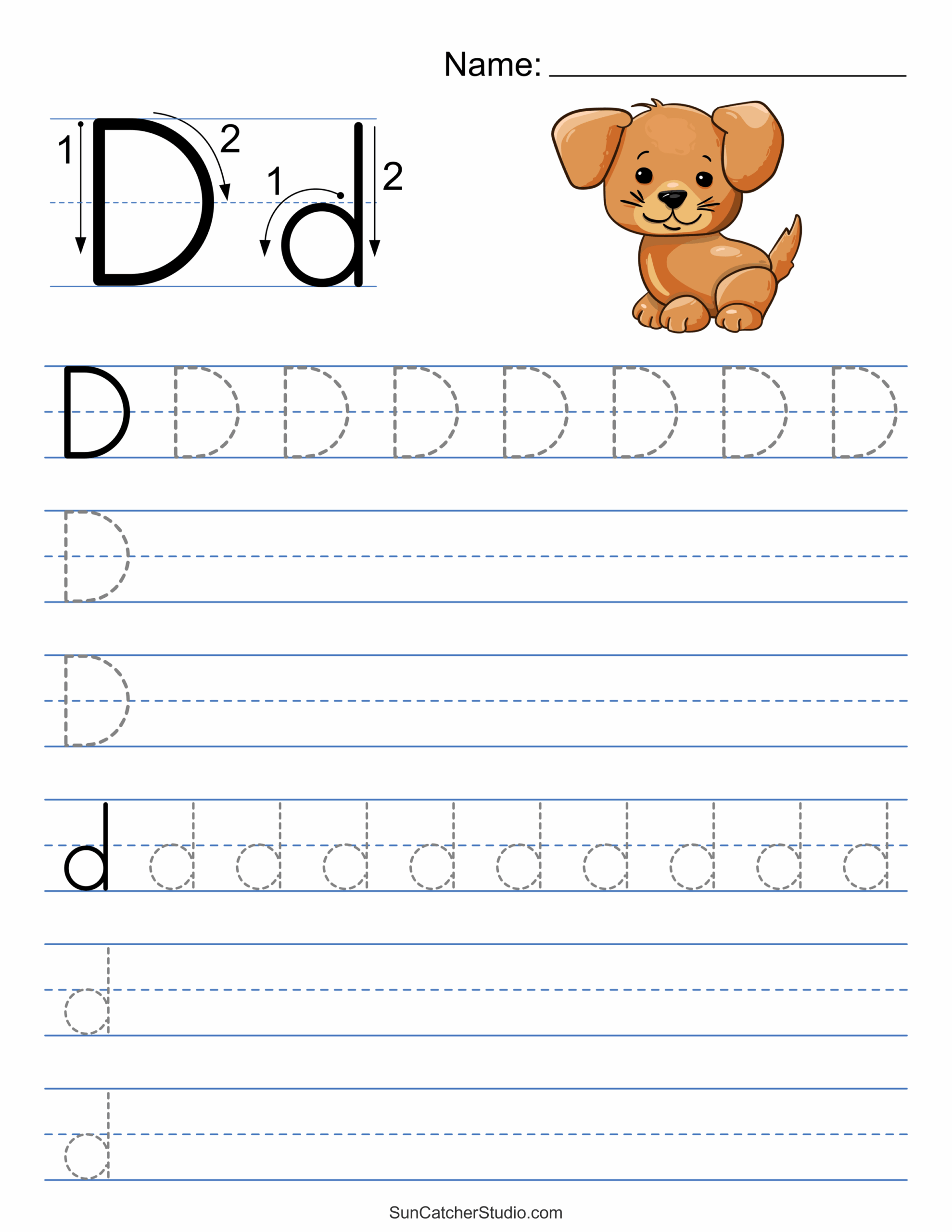 Free Printable Alphabets To Trace