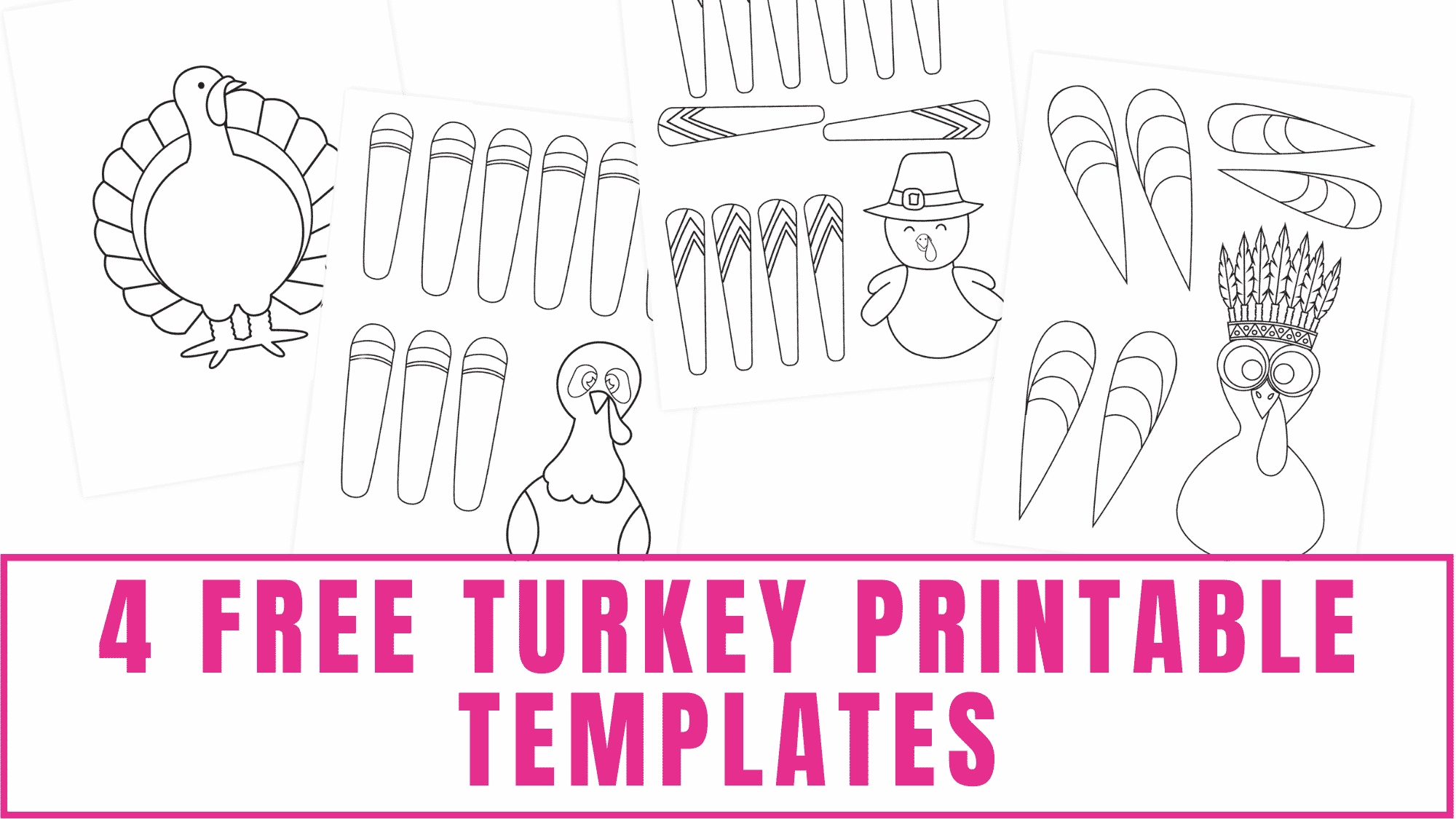 Turkey Headband Craft Template
