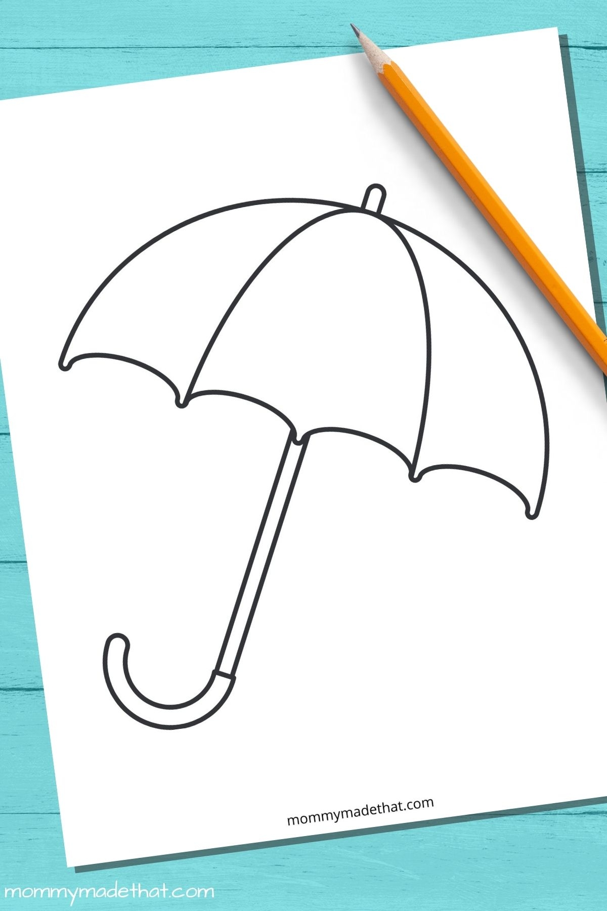 Umbrella Template Printable
