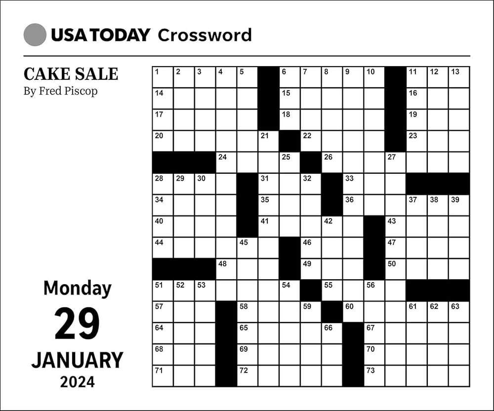 Usa Today Printable Crossword Puzzles Pdf