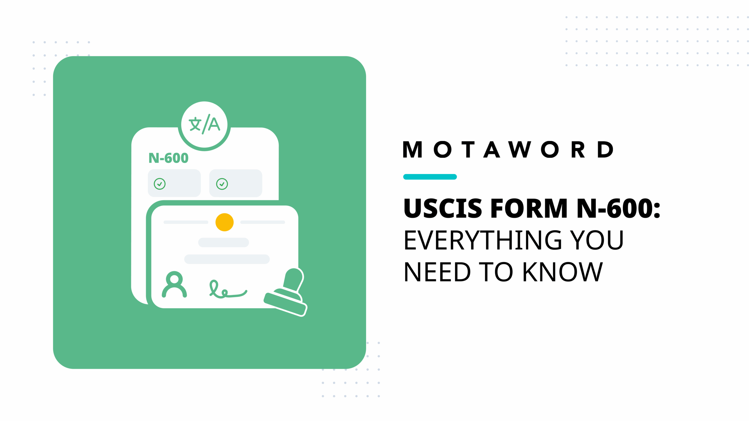 USCIS Formular N 600 Alles Was Du Wissen Musst MotaWord