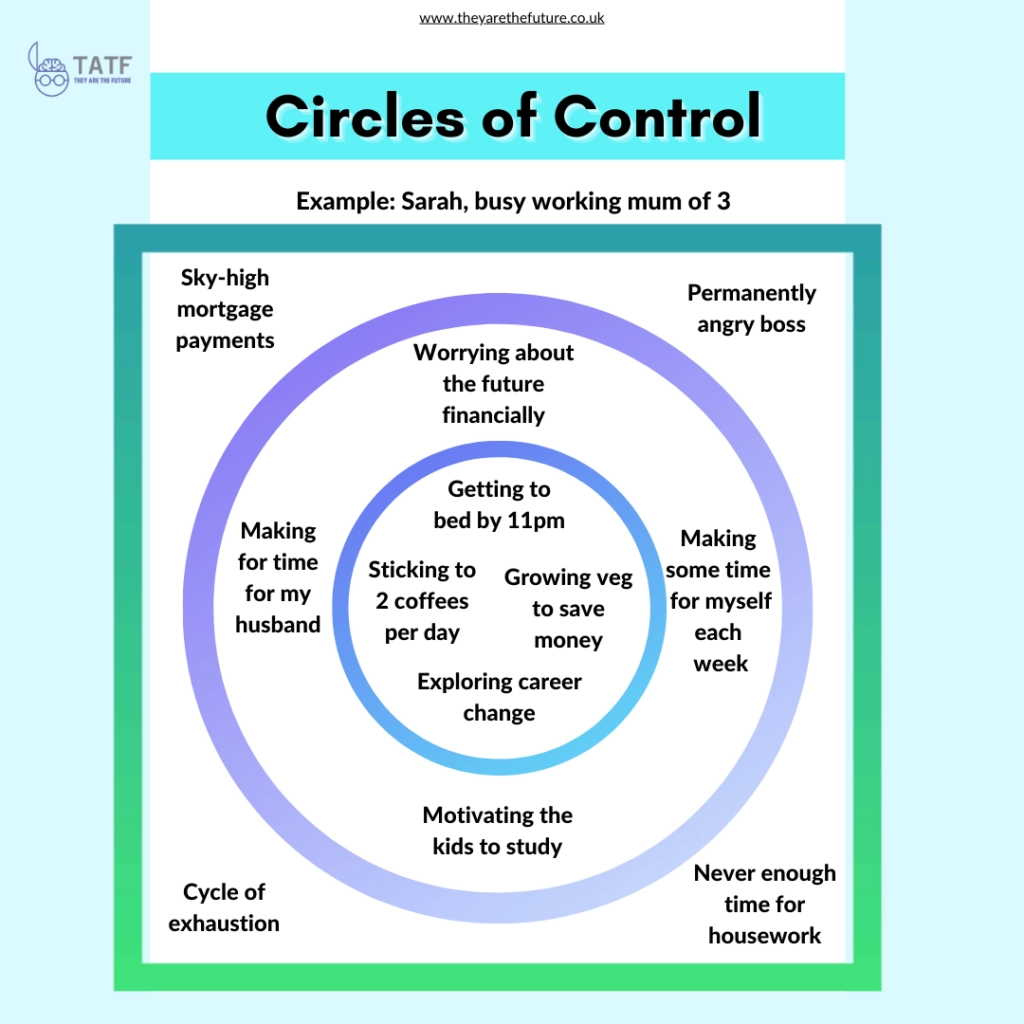 Circle Of Control Worksheet Free Printable