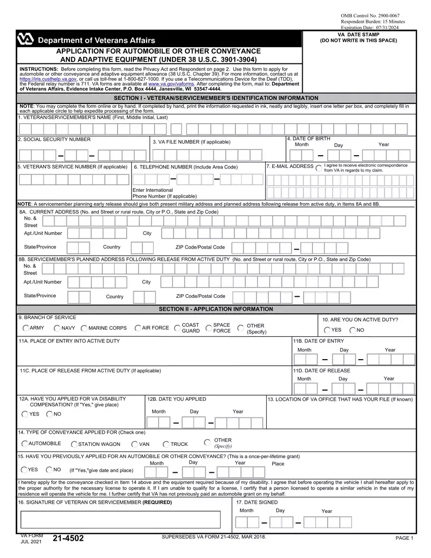 Va Form 21p 4718a Fillable