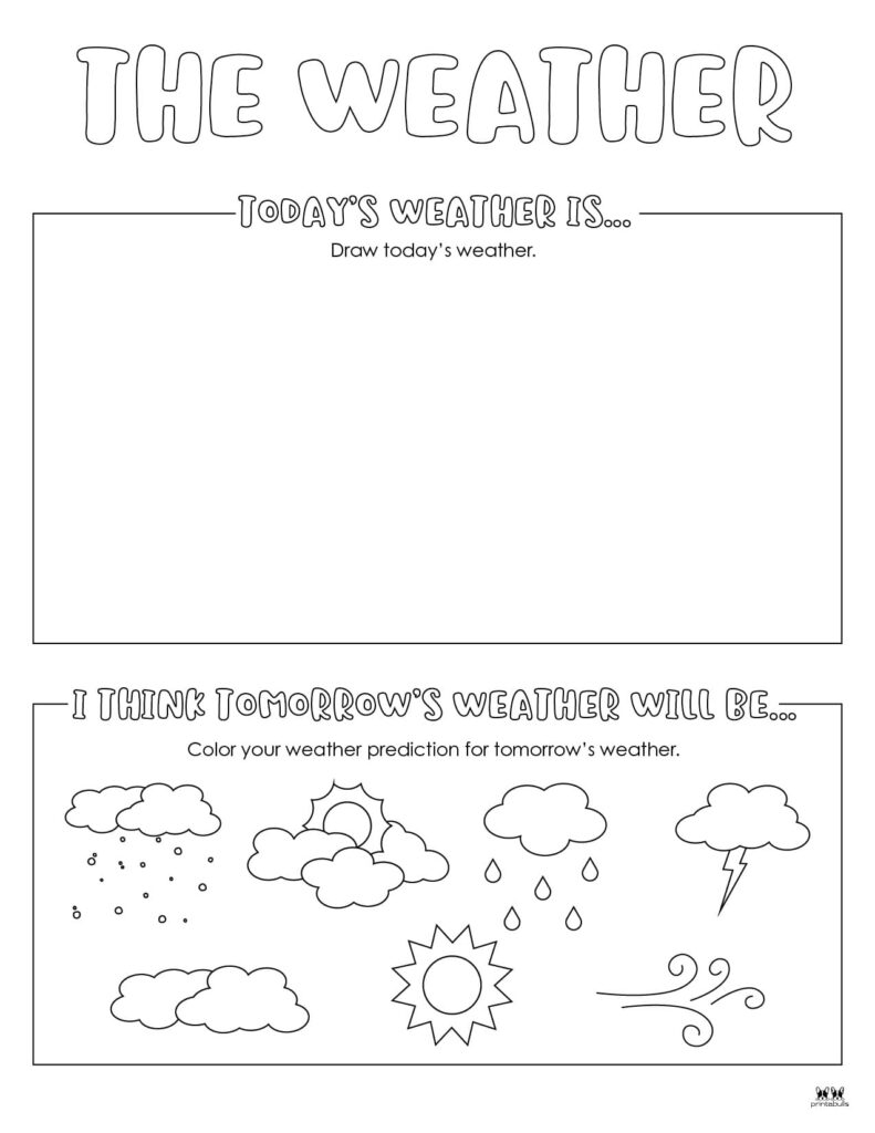 Printable Weather Worksheets
