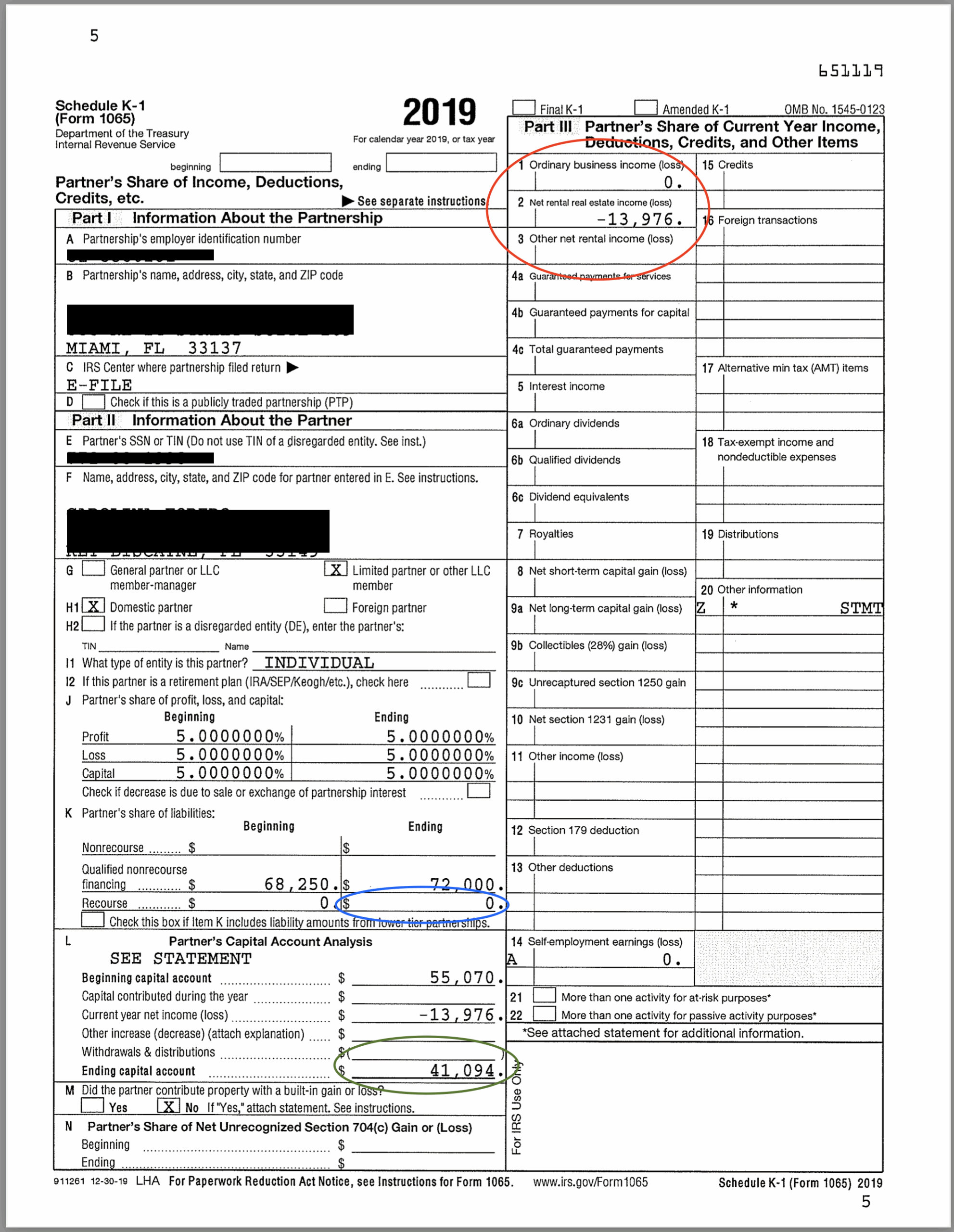 Form 1065 Instructions 2022 Schedule L