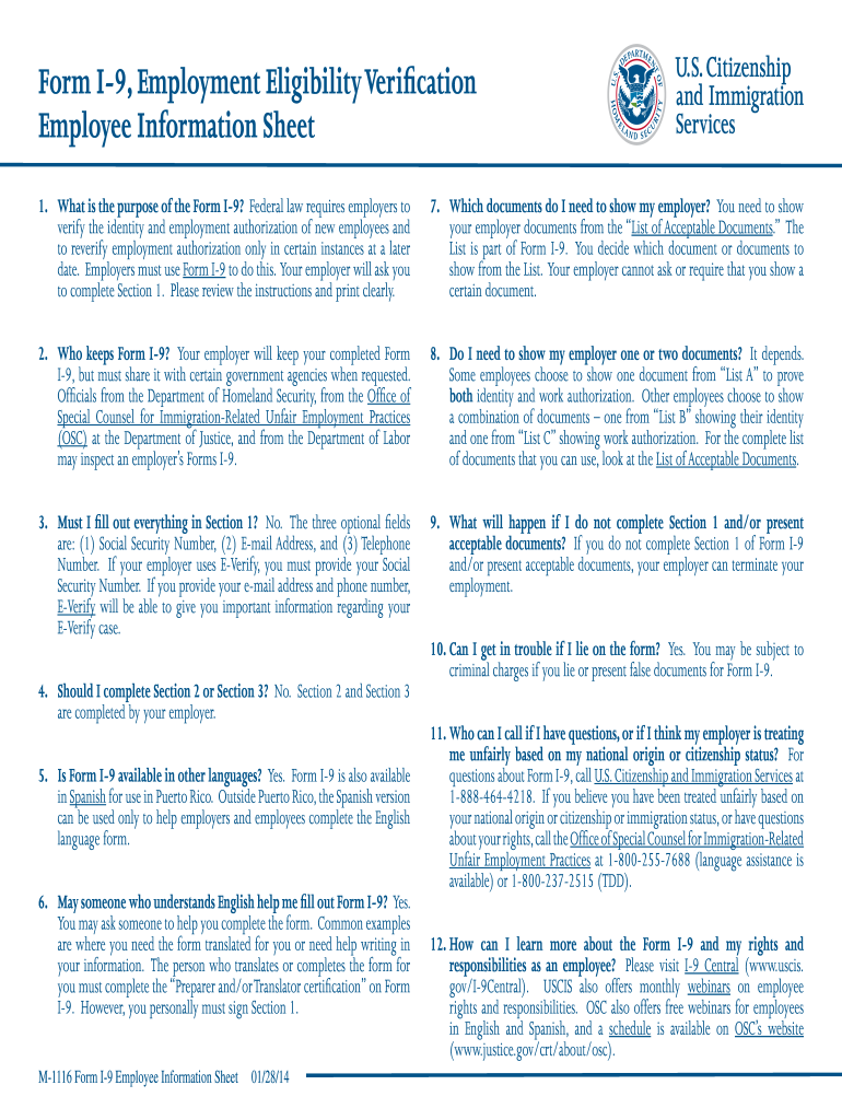 I 9 Form Pdf Spanish