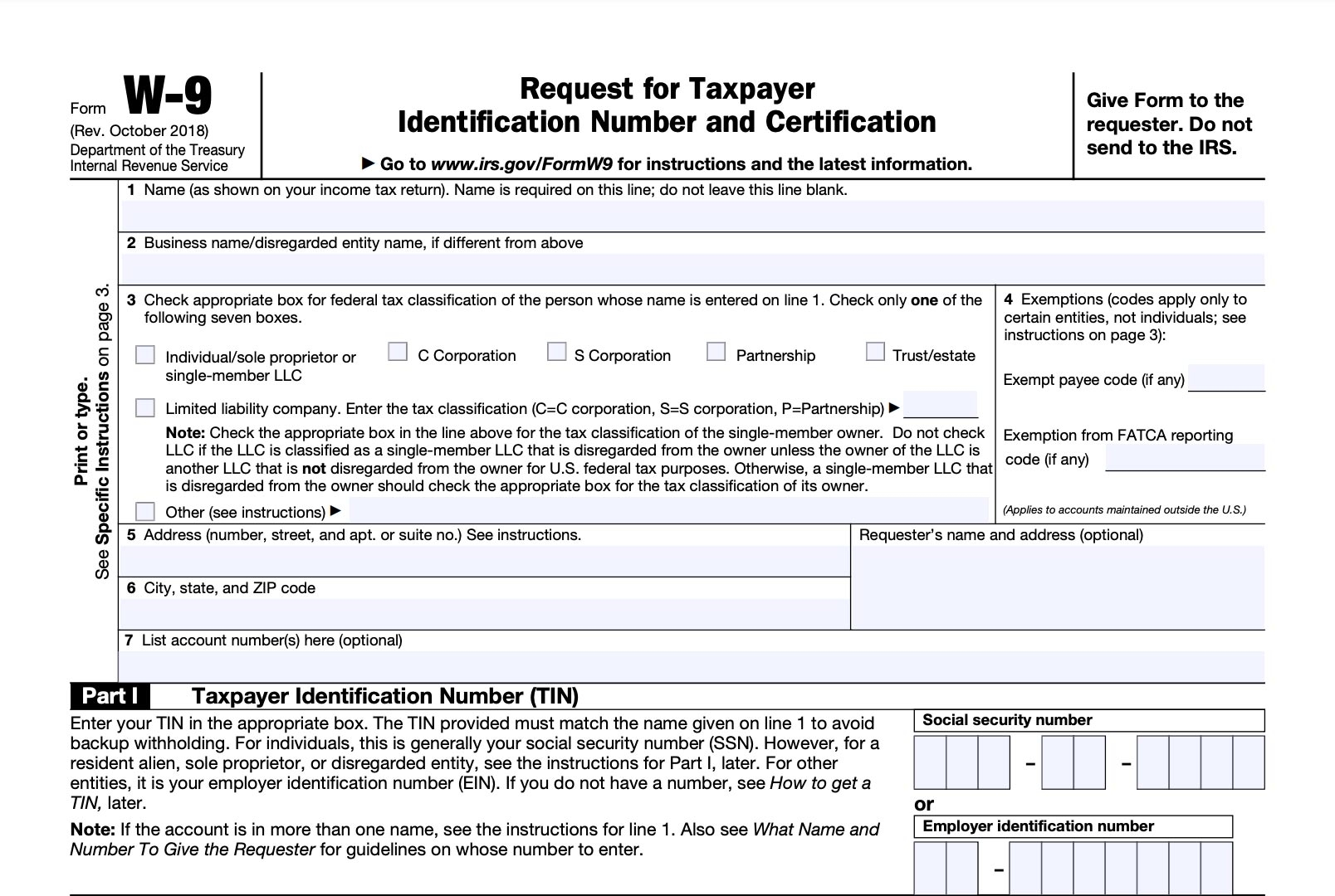 What Is IRS Form W 9 
