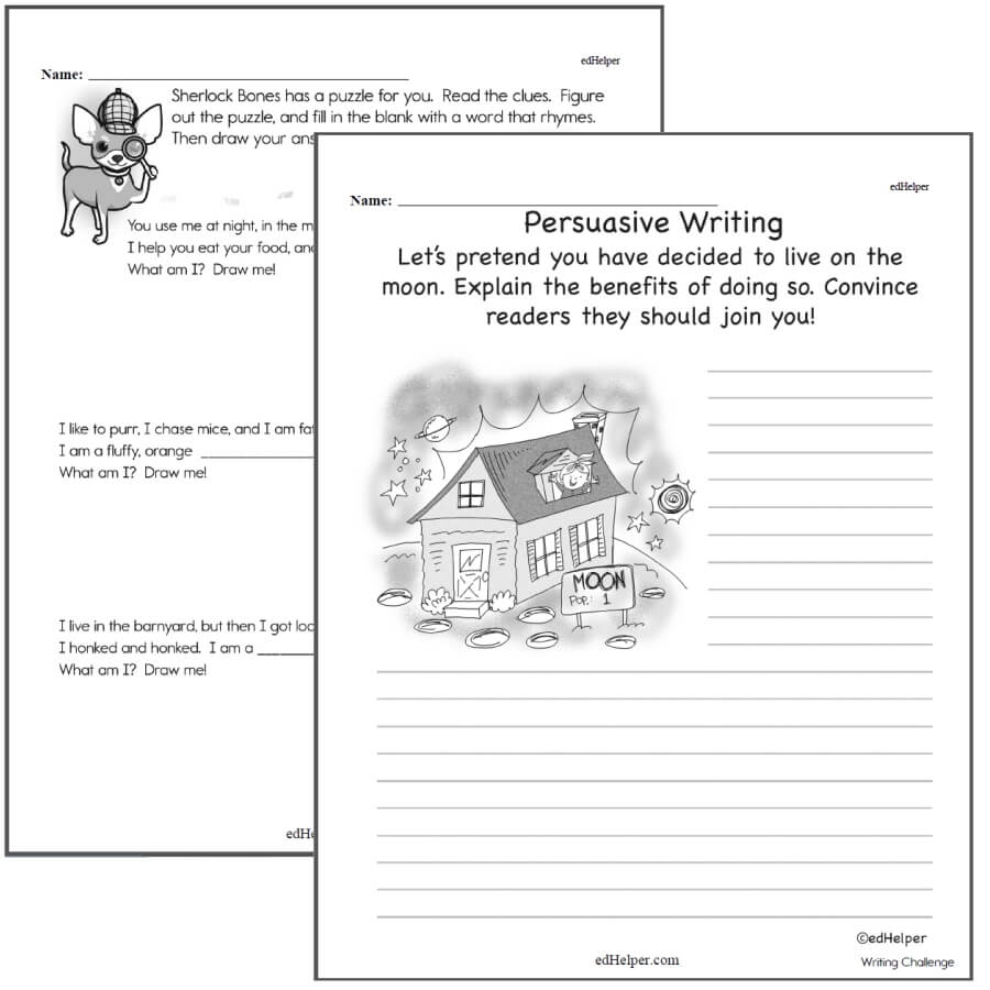 4th Grade Writing Worksheets Printables Free