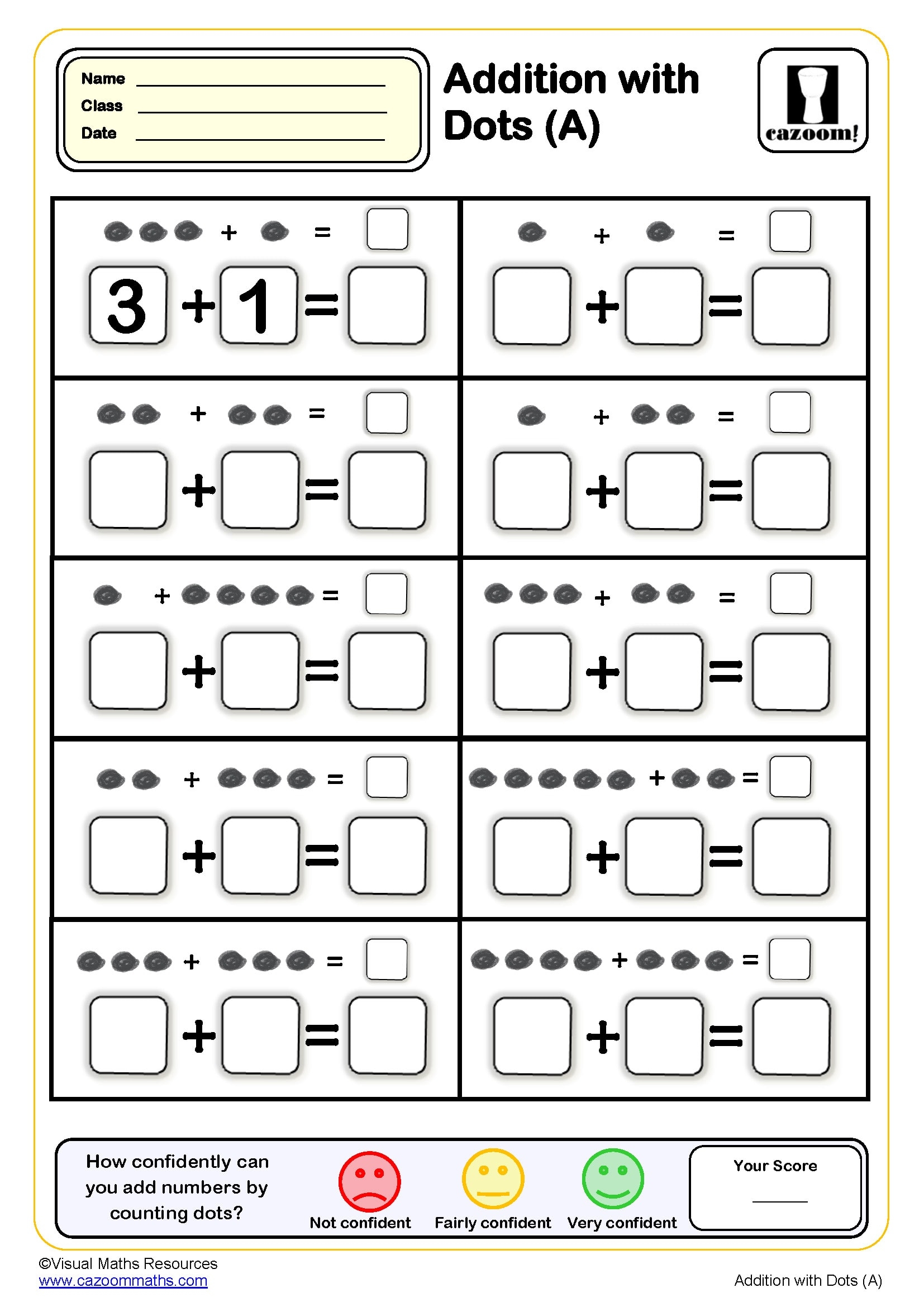 Year 1 Addition Worksheets Printable Maths Worksheets